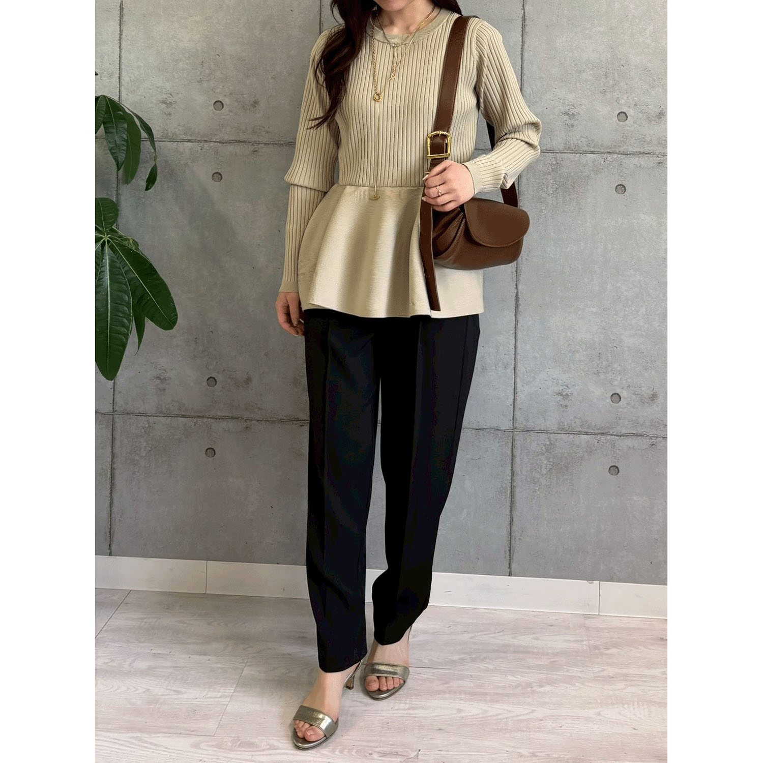 ROSIEE 裾ペプラムKnit - 画像27