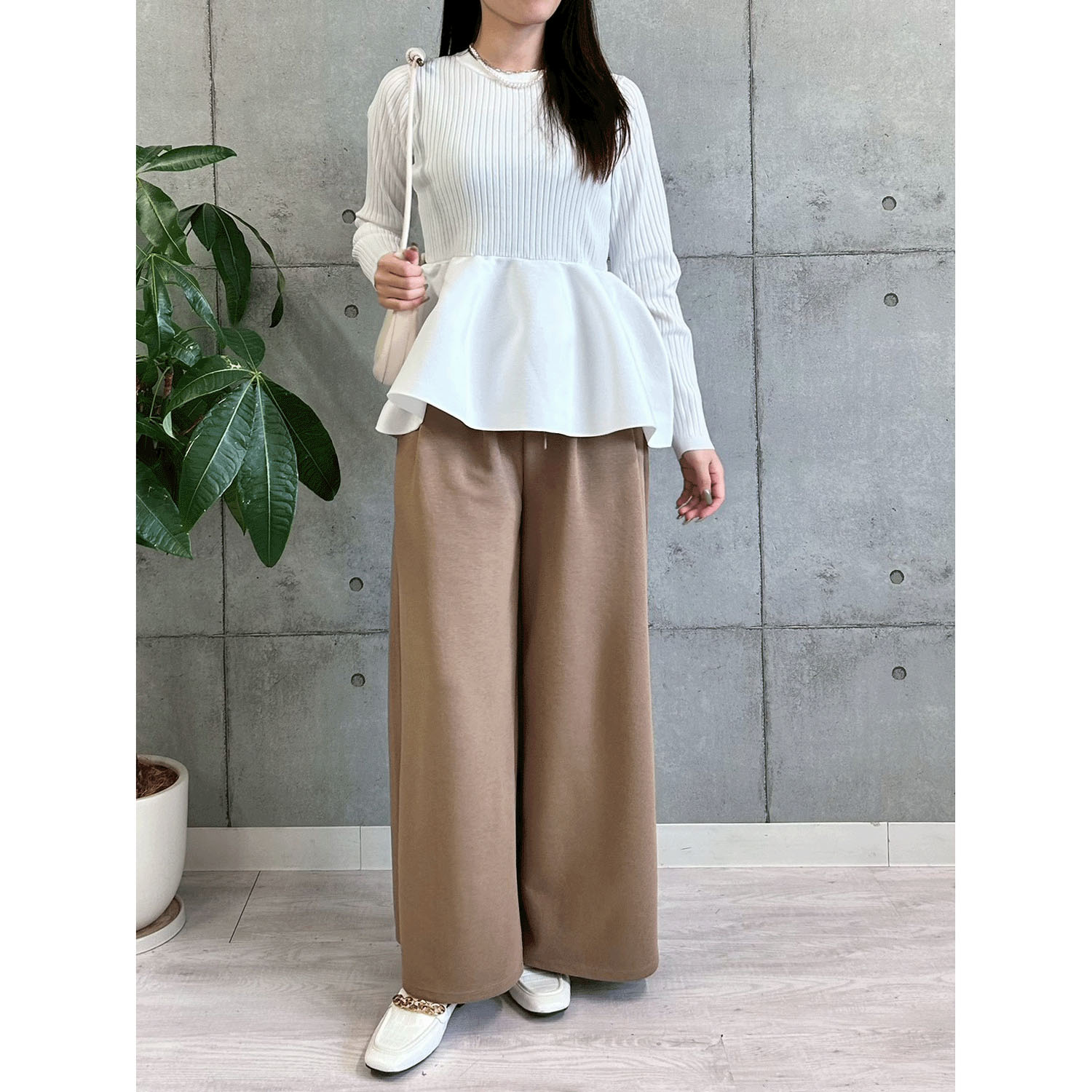 ROSIEE 裾ペプラムKnit - 画像6