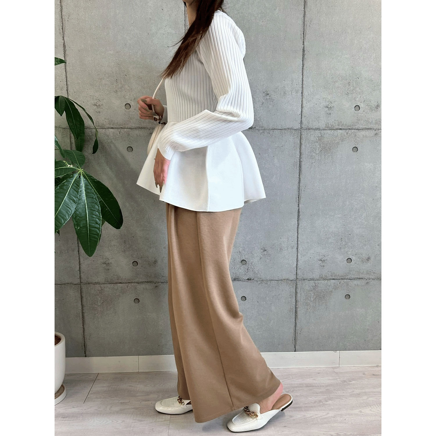 ROSIEE 裾ペプラムKnit - 画像7