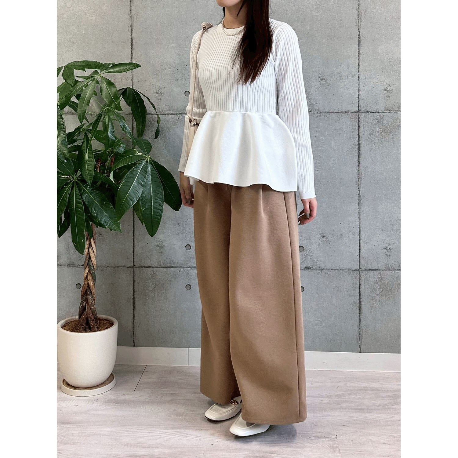 ROSIEE 裾ペプラムKnit - 画像8