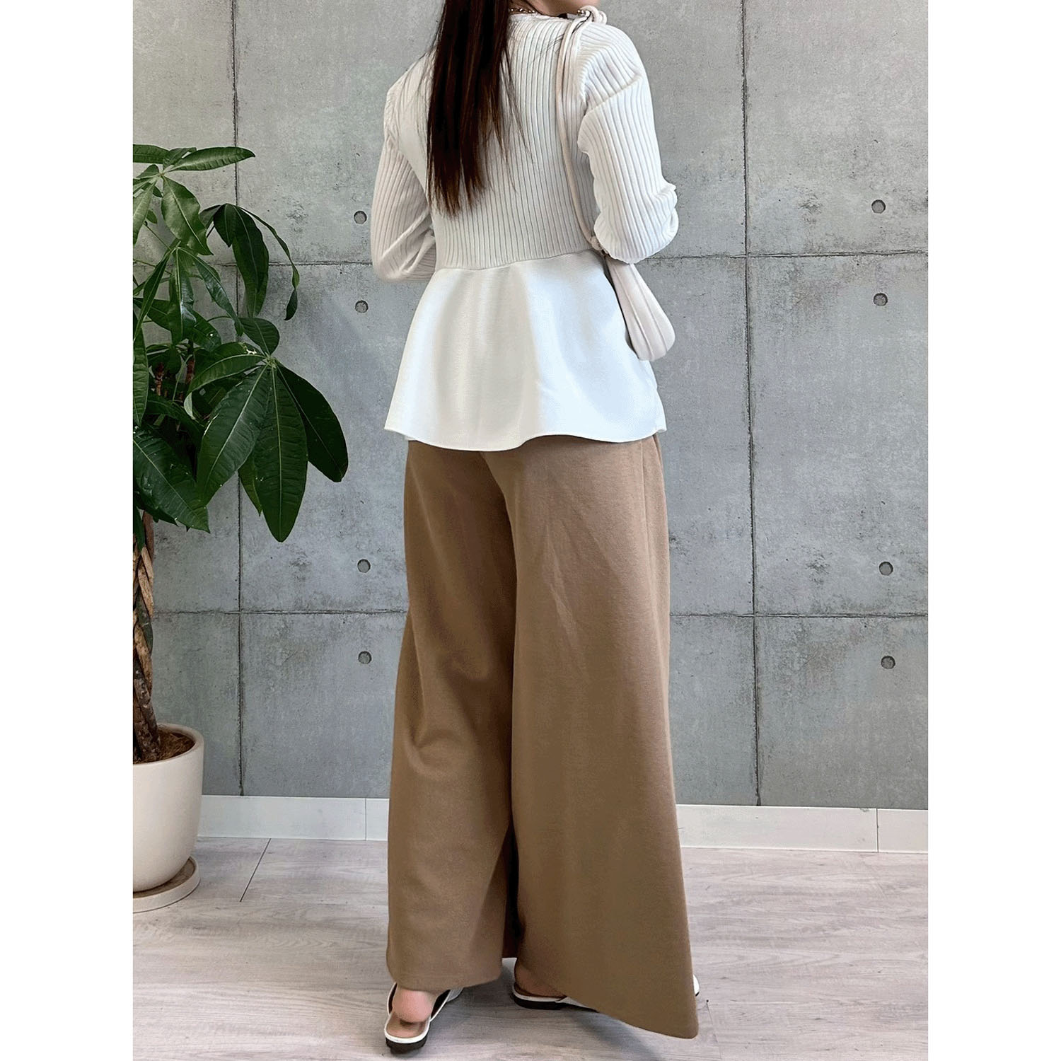 ROSIEE 裾ペプラムKnit - 画像9