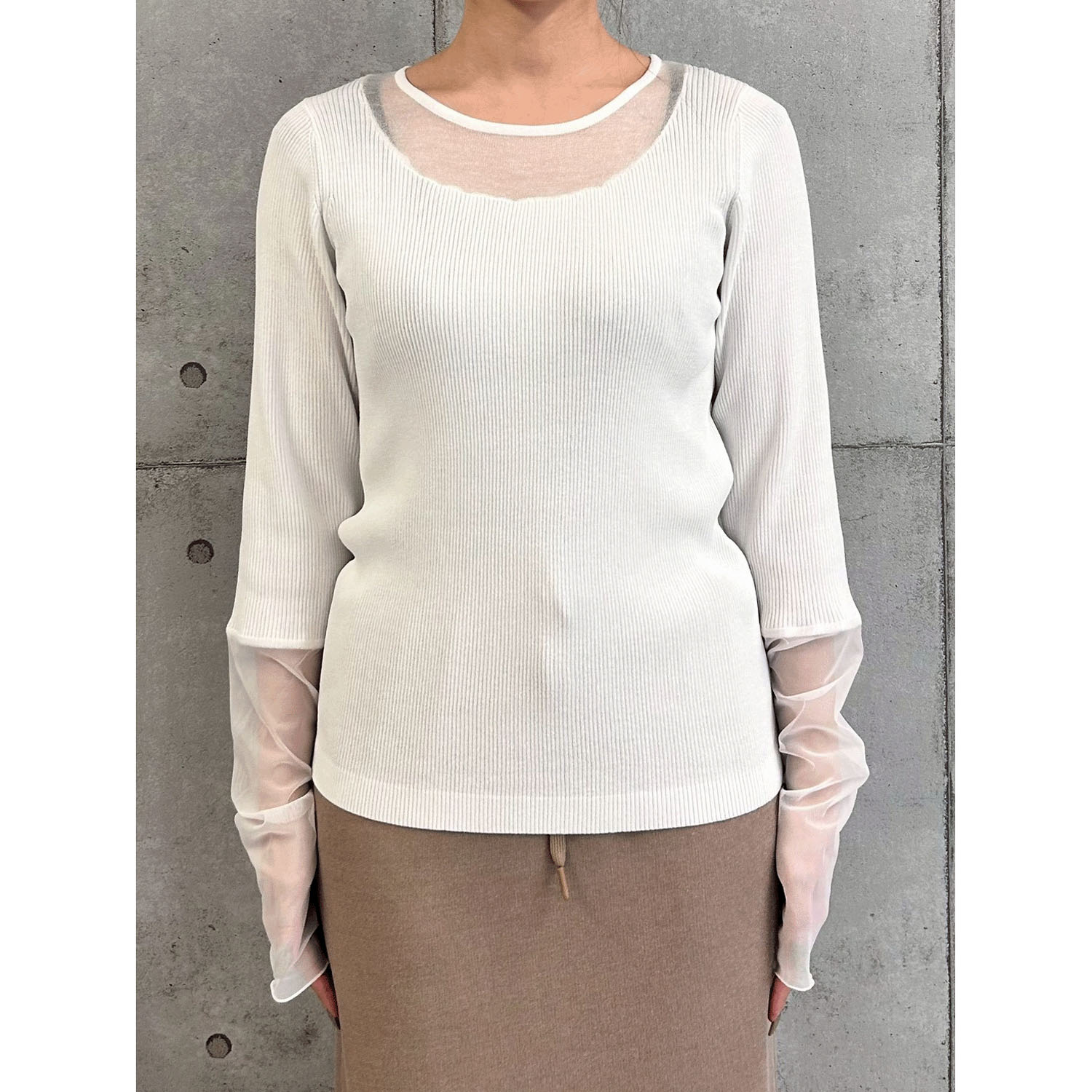 【Insta Live】ROSIEE シアードッキングリブニット - 画像2