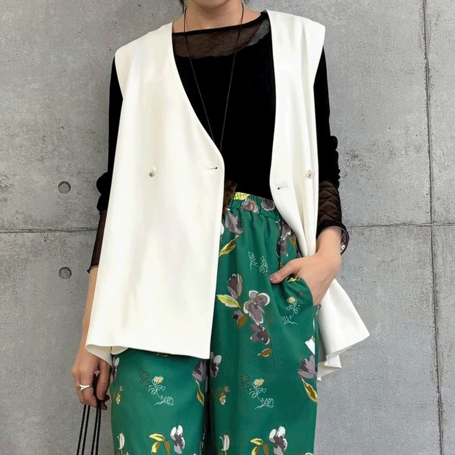 【Insta Live】ROSIEE シアードッキングリブニット - 画像12