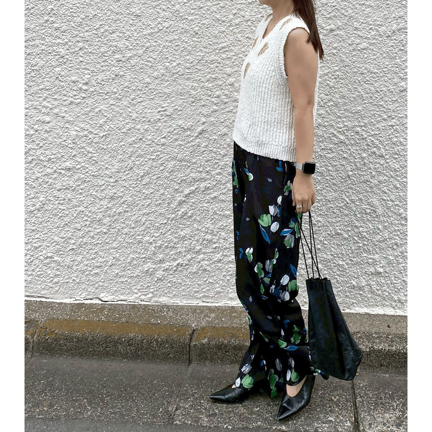 ROSIEE ニュアンス花柄イージーパンツ - 画像11