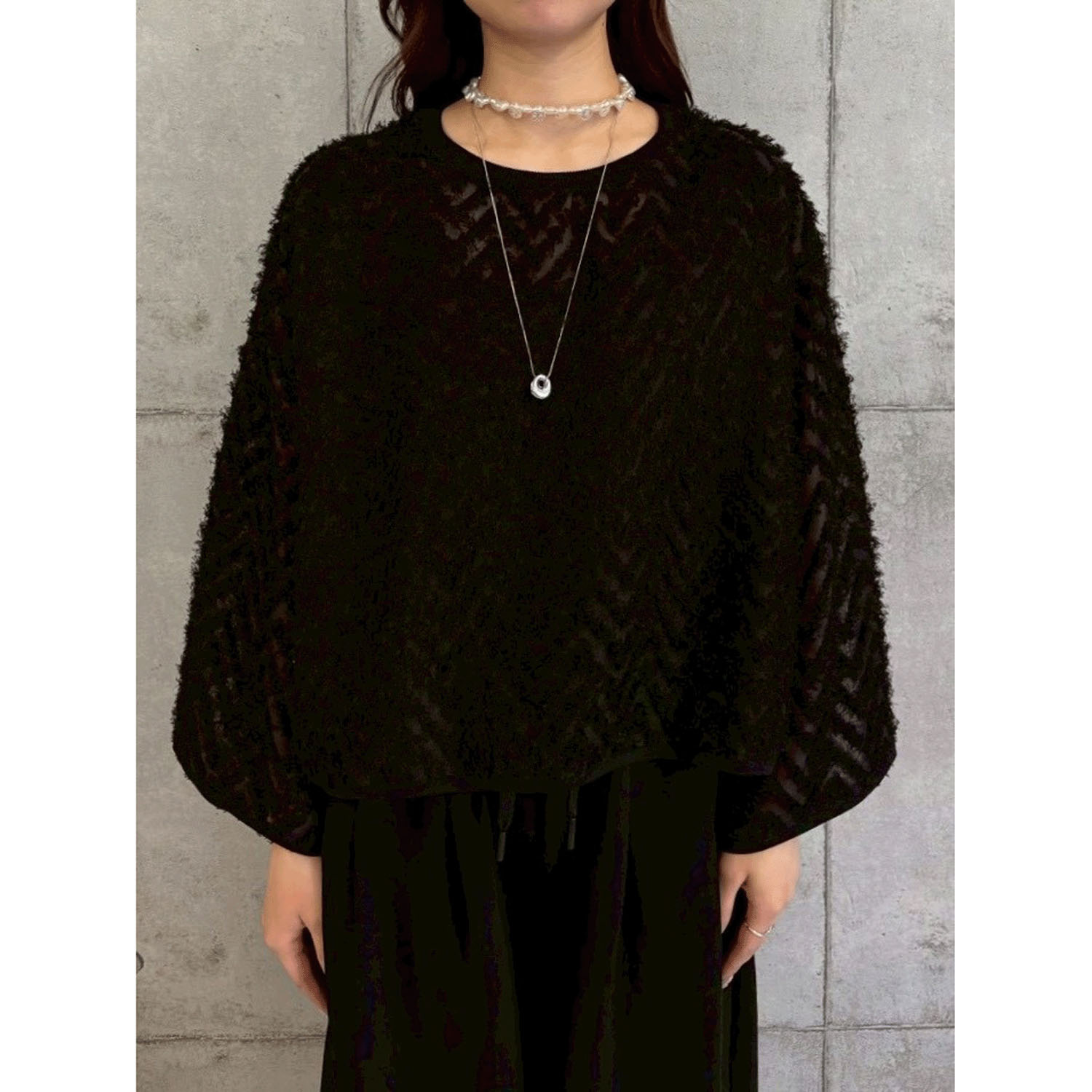 ROSIEE フリンジジャガードTOPS - 画像11