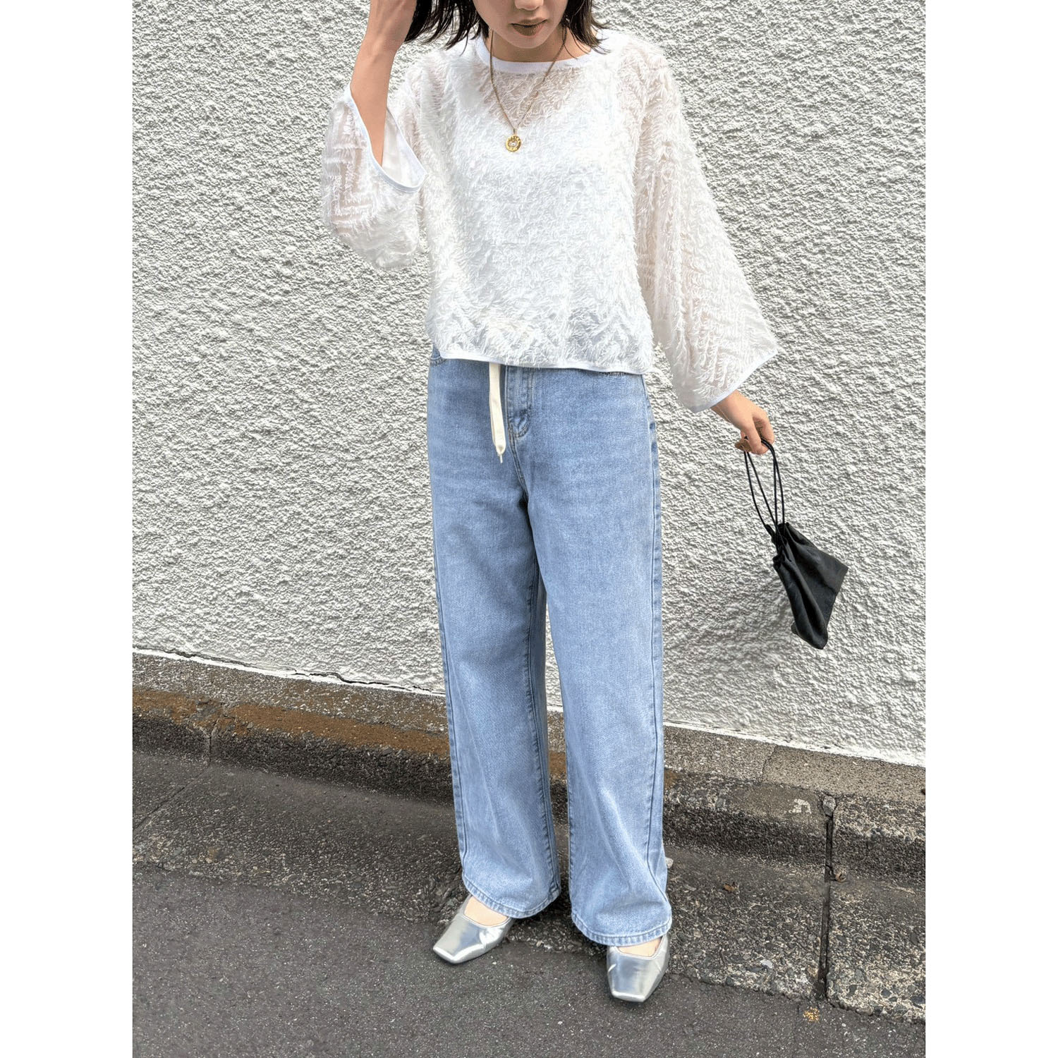 ROSIEE フリンジジャガードTOPS - 画像5