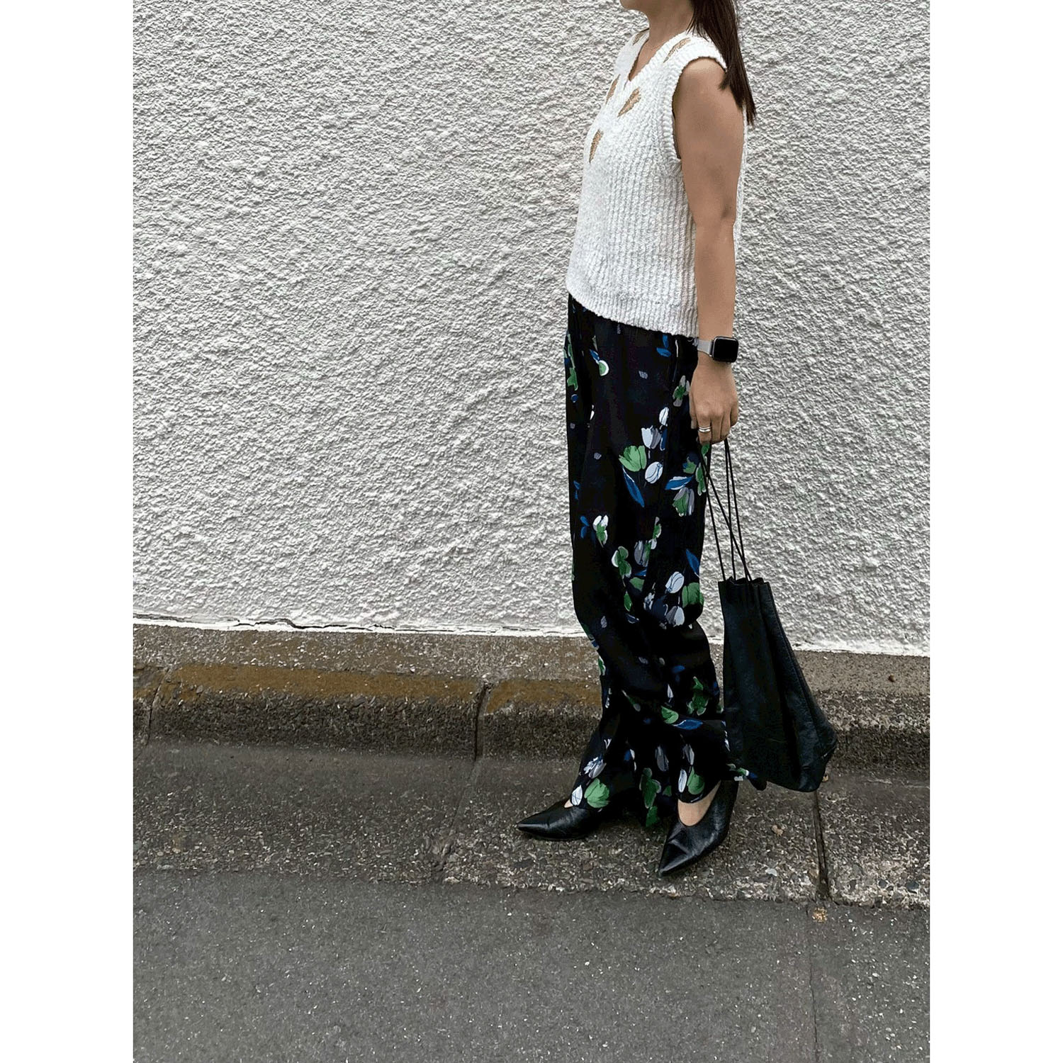 ROSIEE ハート刺繍スラブニットベスト - 画像11