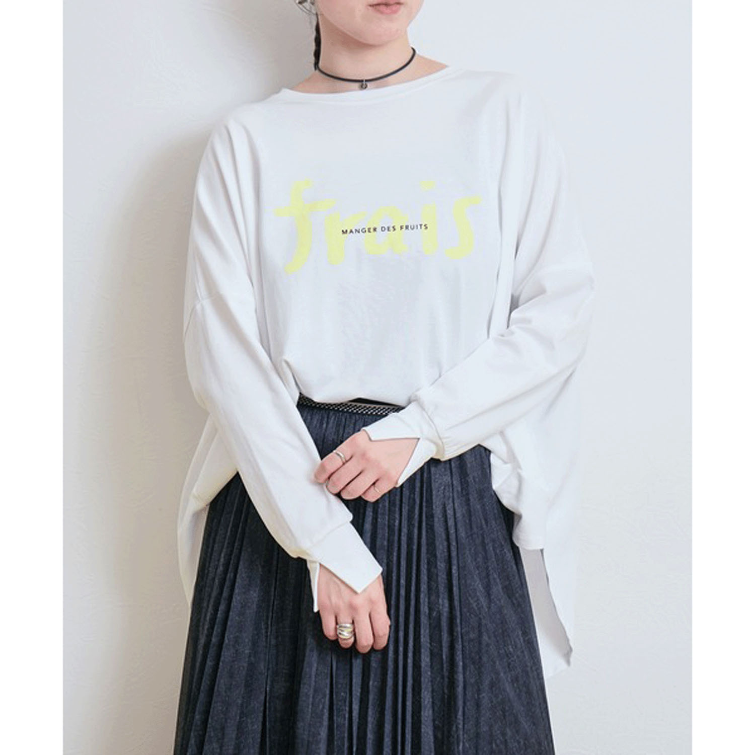 LHELBIE ハンドロゴポンチョロンT - 画像2