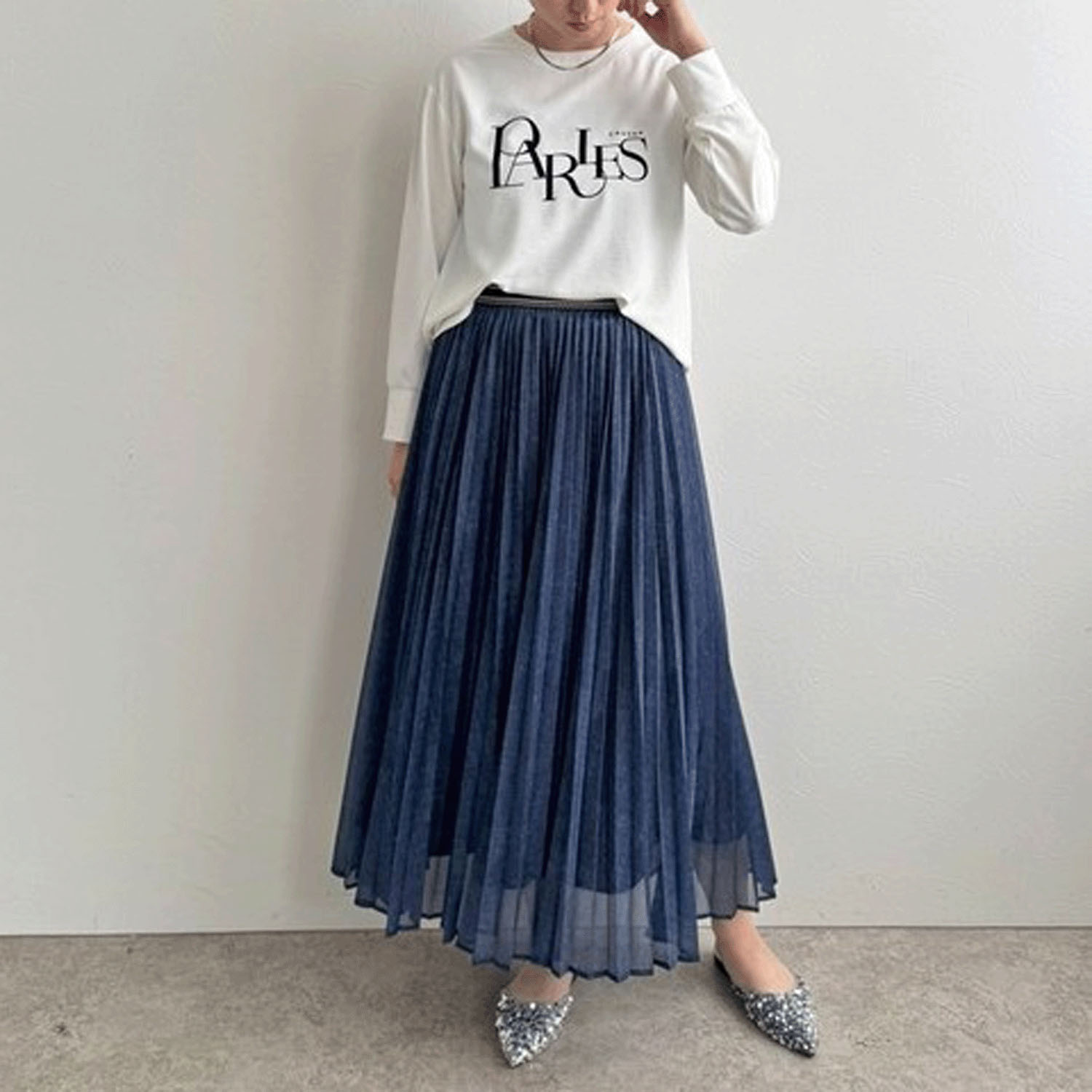 LHELBIE ブラウスロゴロンT - 画像9