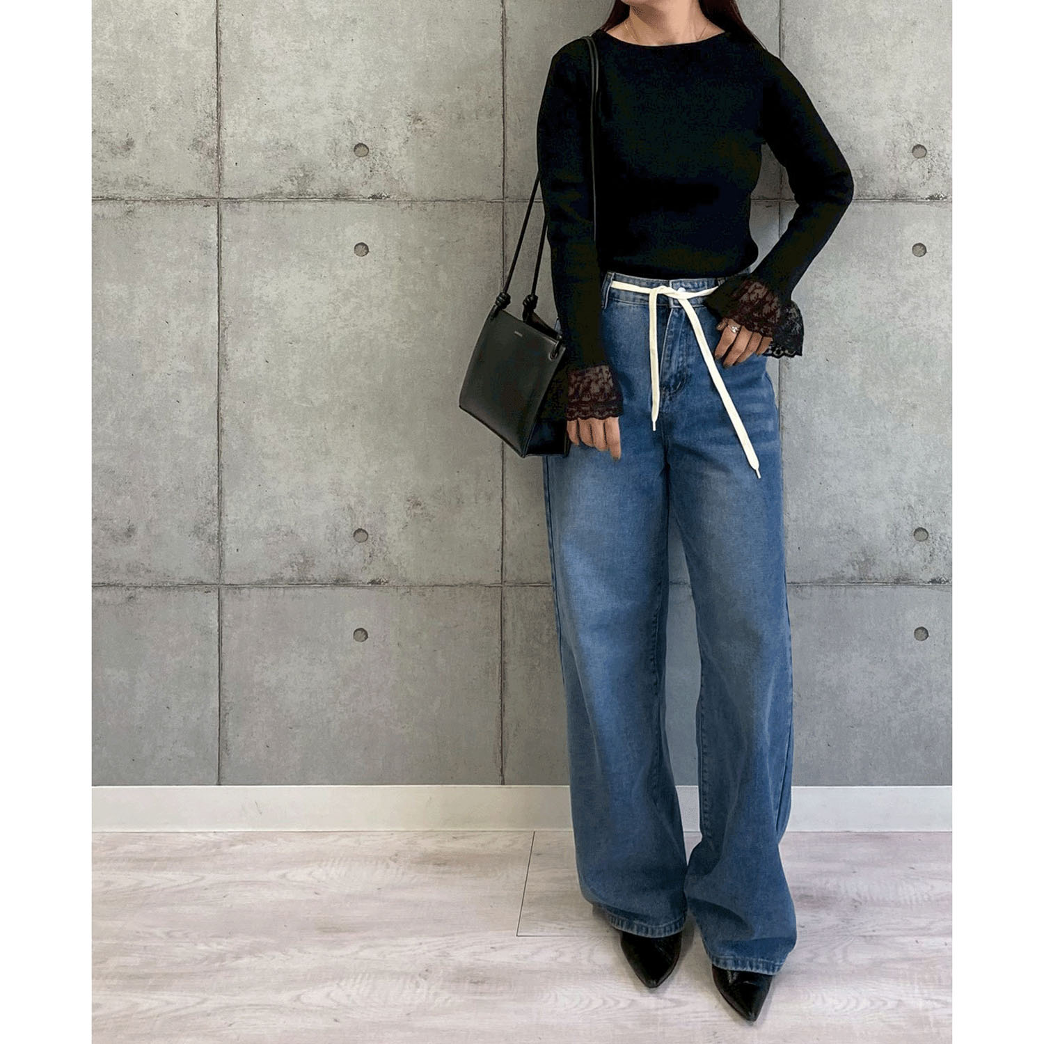 ROSIEE 袖レースリブニット - 画像22