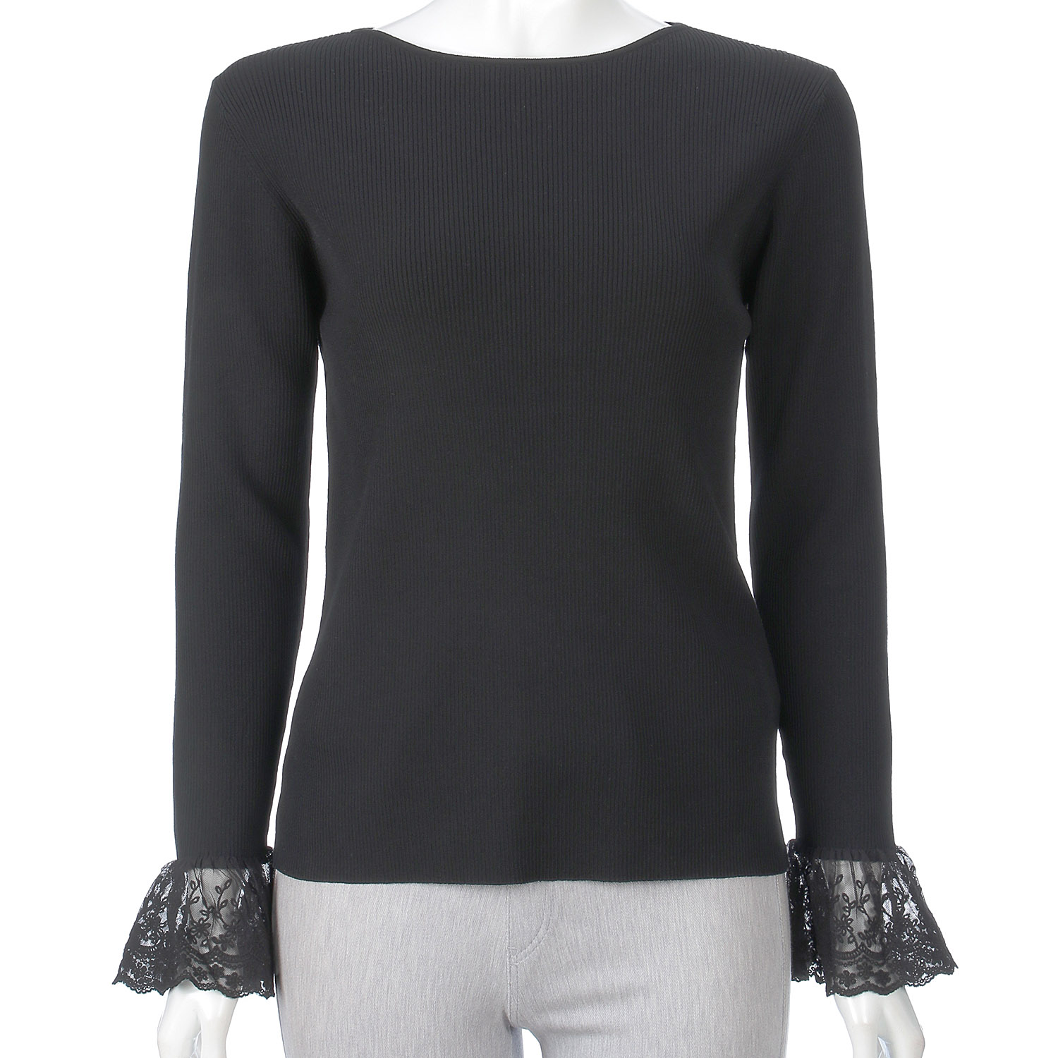 ROSIEE 袖レースリブニット - 画像23