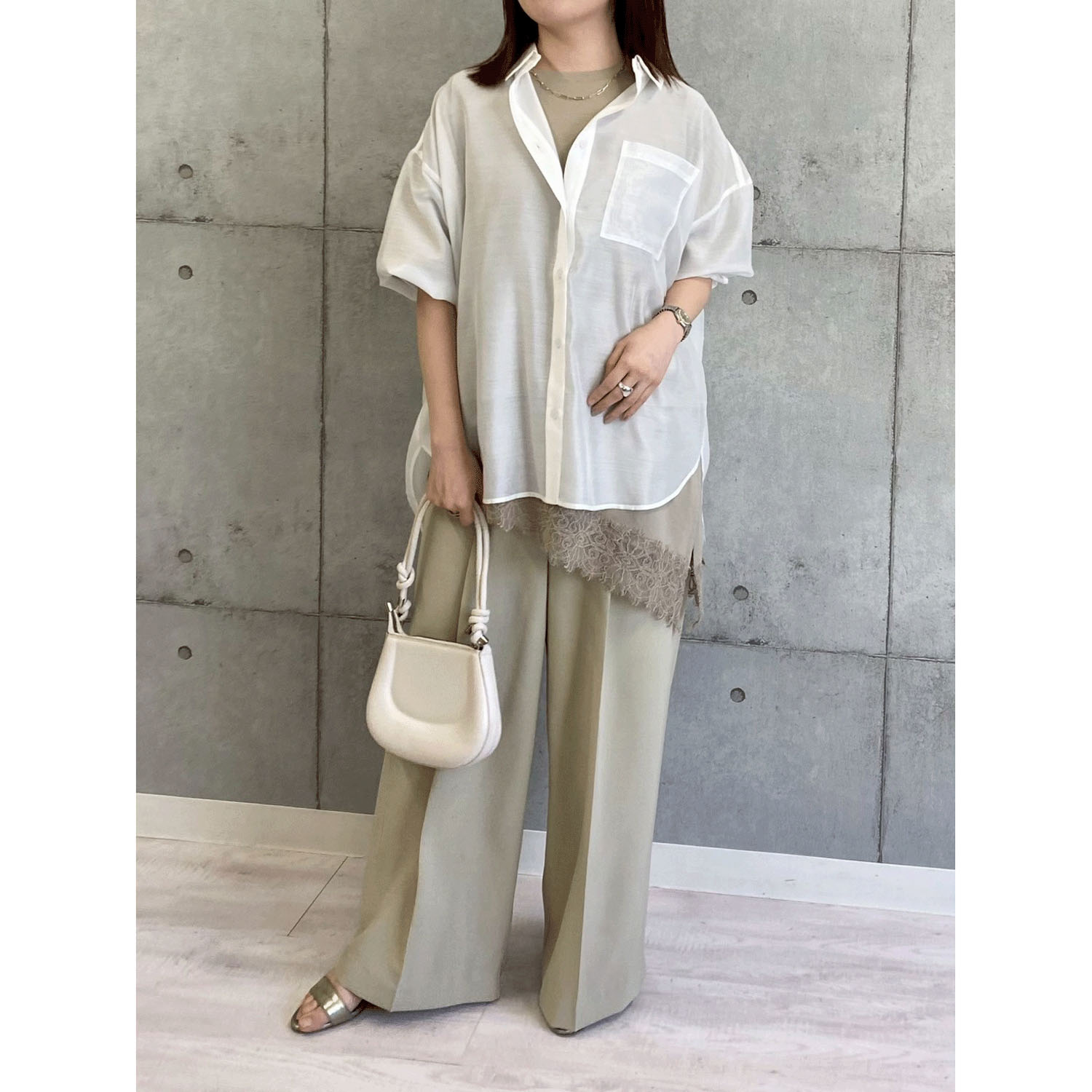 ROSIEE 裾レースアシメデザインTOPS - 画像25