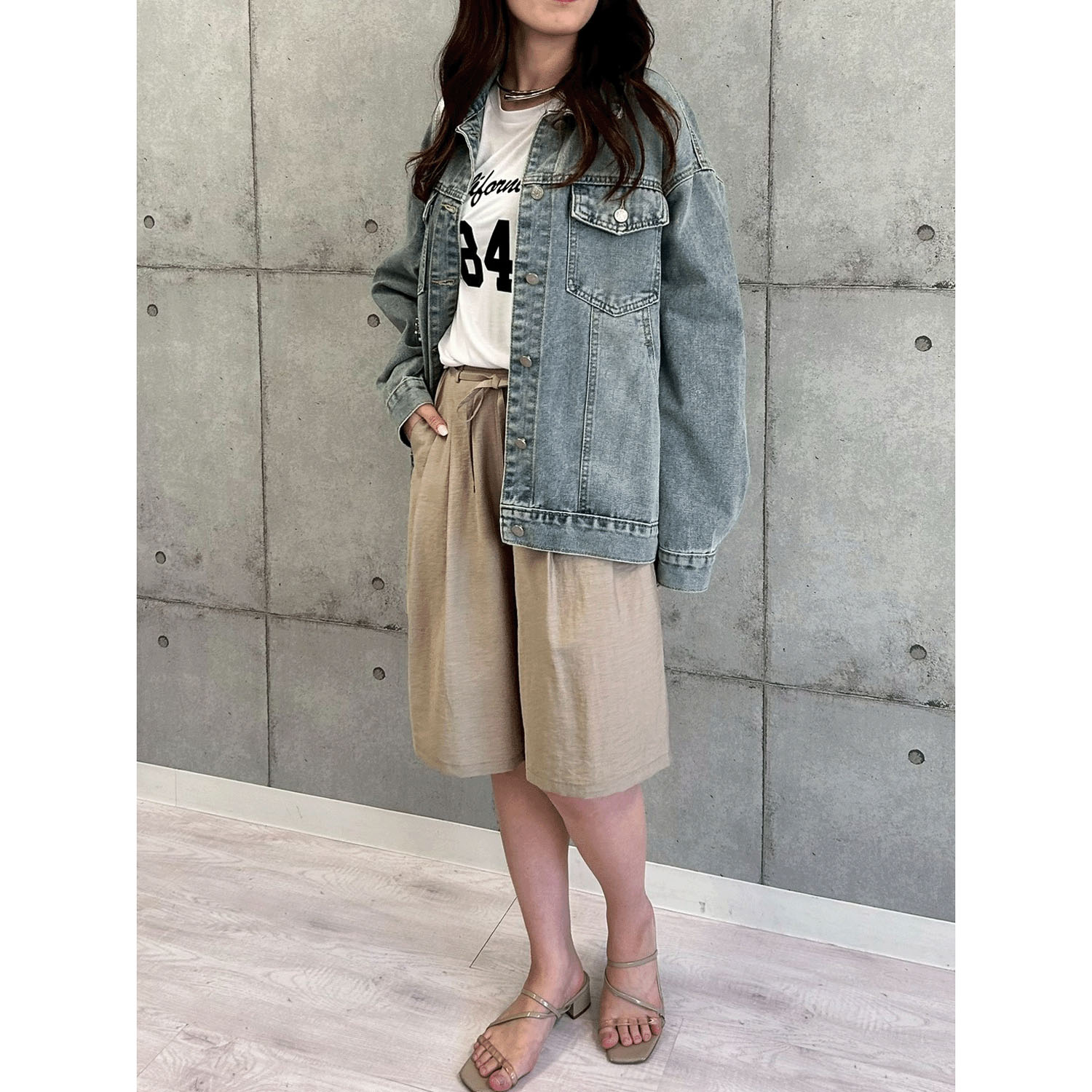 ROSIEE オーバーサイズポケットデニムジャケット - 画像16