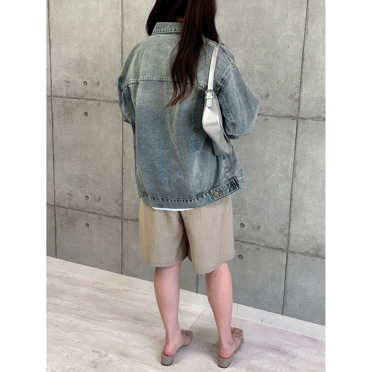 ROSIEE オーバーサイズポケットデニムジャケット - 画像17