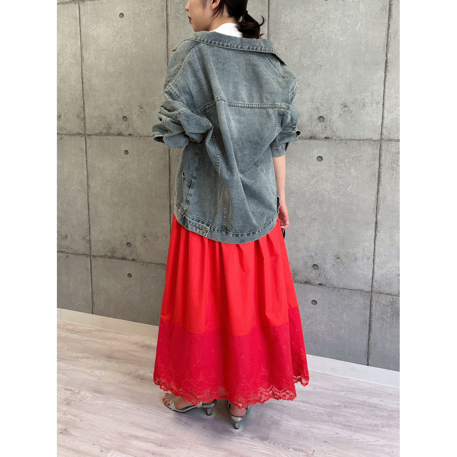 ROSIEE オーバーサイズポケットデニムジャケット - 画像5