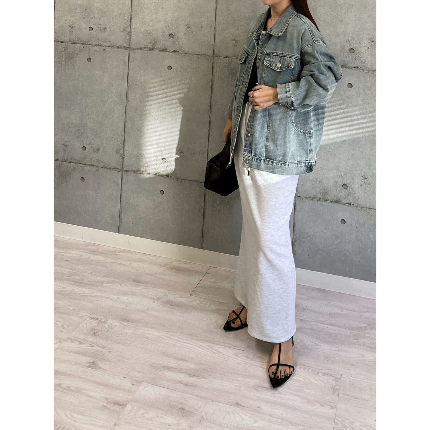 ROSIEE オーバーサイズポケットデニムジャケット - 画像7