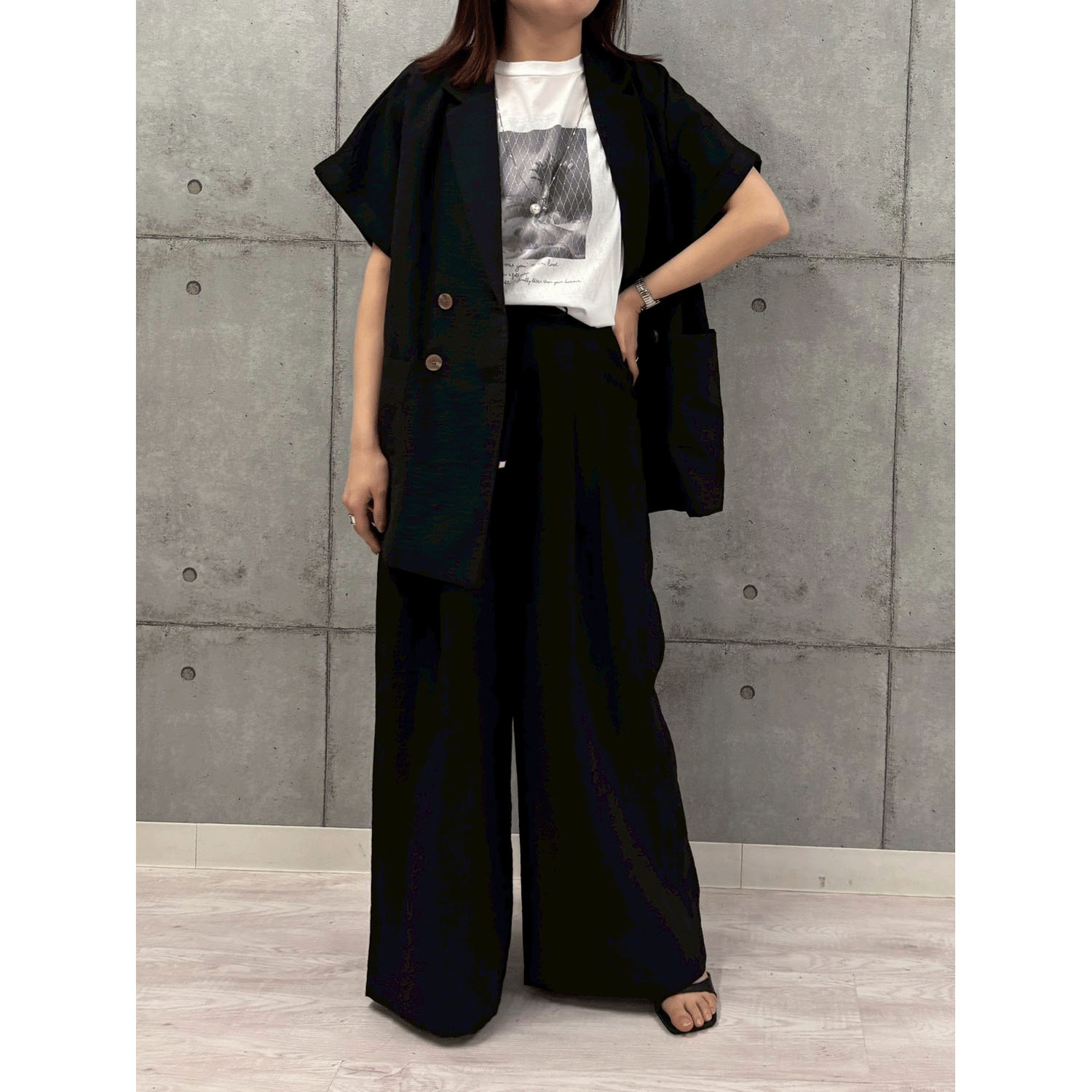 ROSIEE リラックスワイドパンツ - 画像8