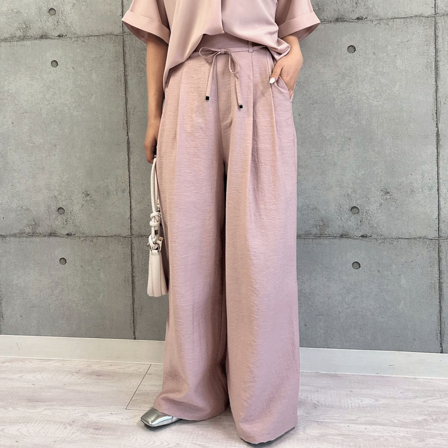 ROSIEE リラックスワイドパンツ