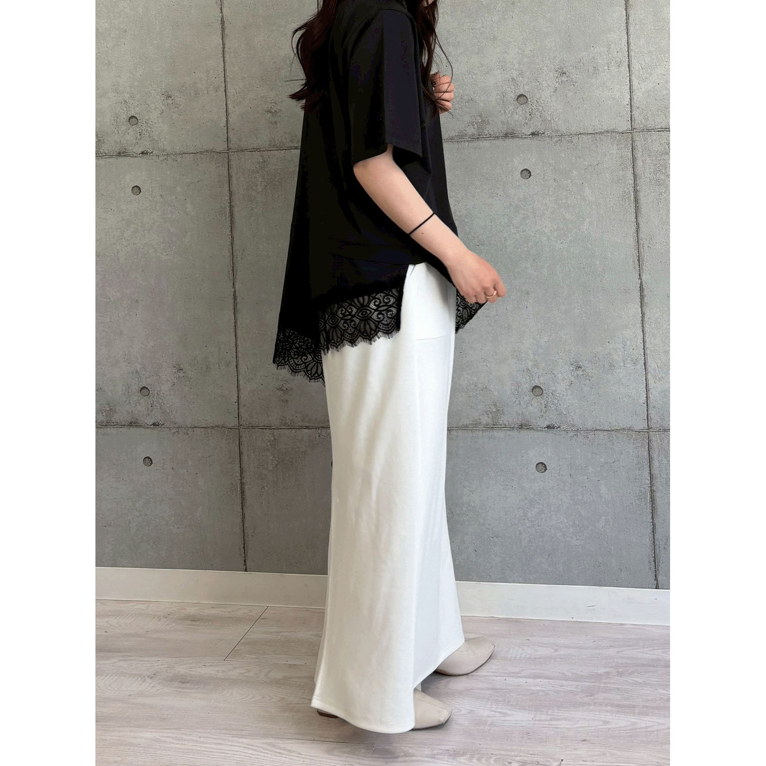 ROSIEE ソフトな風合いリブスカート - 画像9