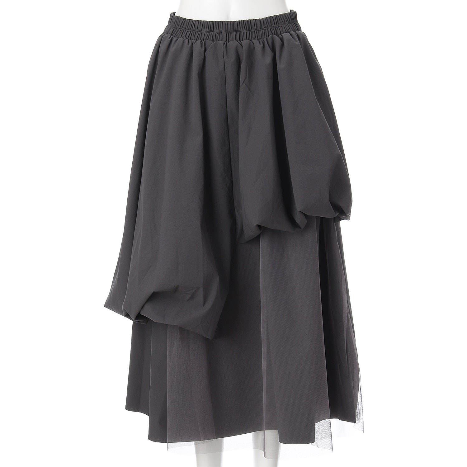 SEVEN SENSE アシメチュール重ねスカート - 画像1