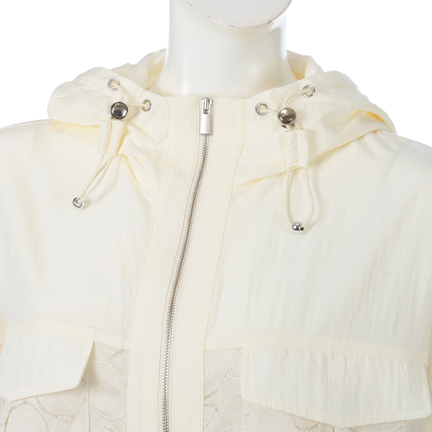 LHELBIE レースワークブルゾン - 画像4