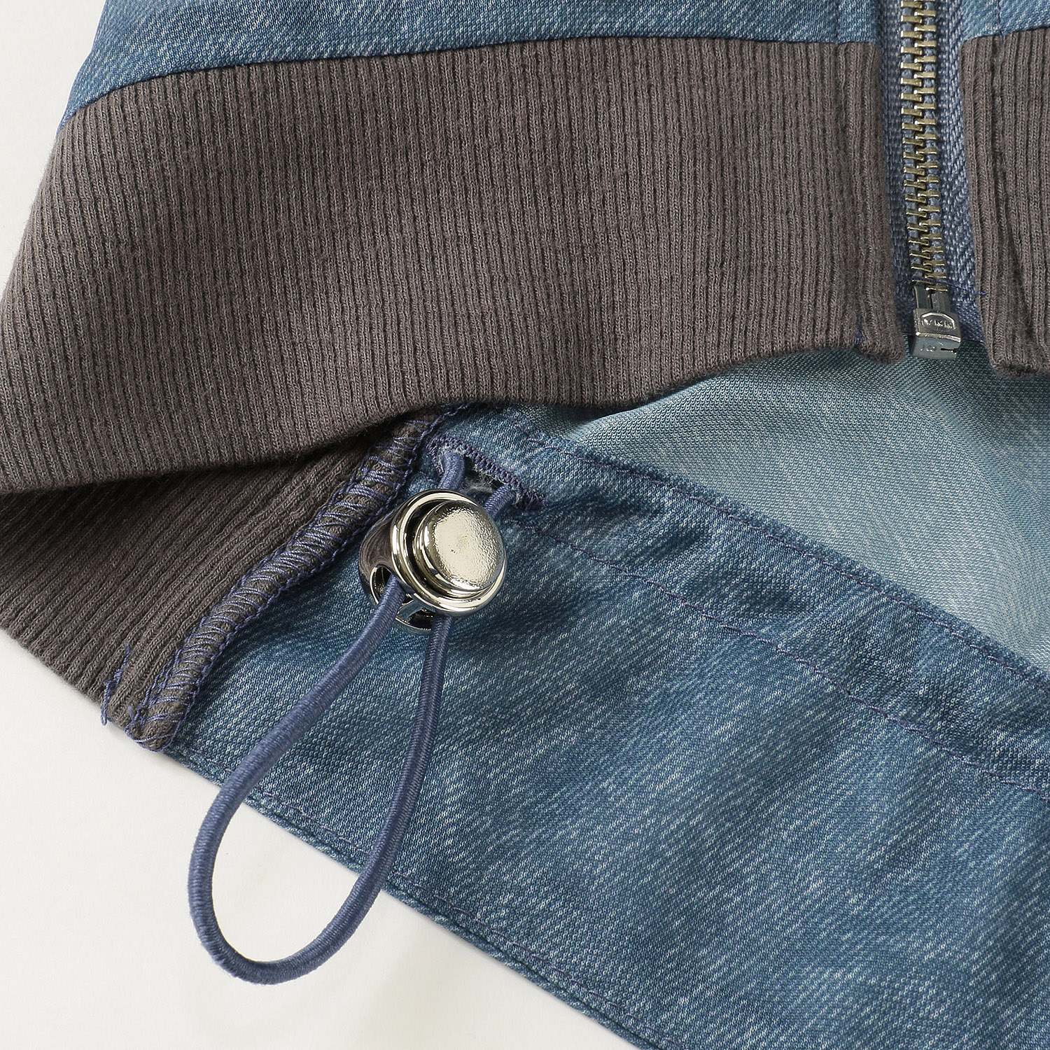 LHELBIE シアーデニムブルゾン - 画像3