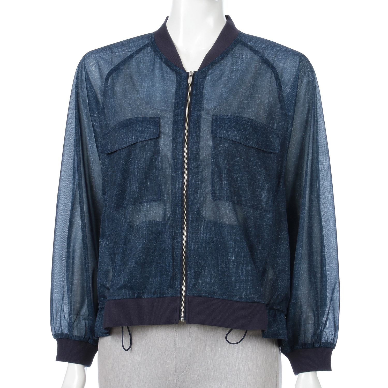 LHELBIE シアーデニムブルゾン - 画像5