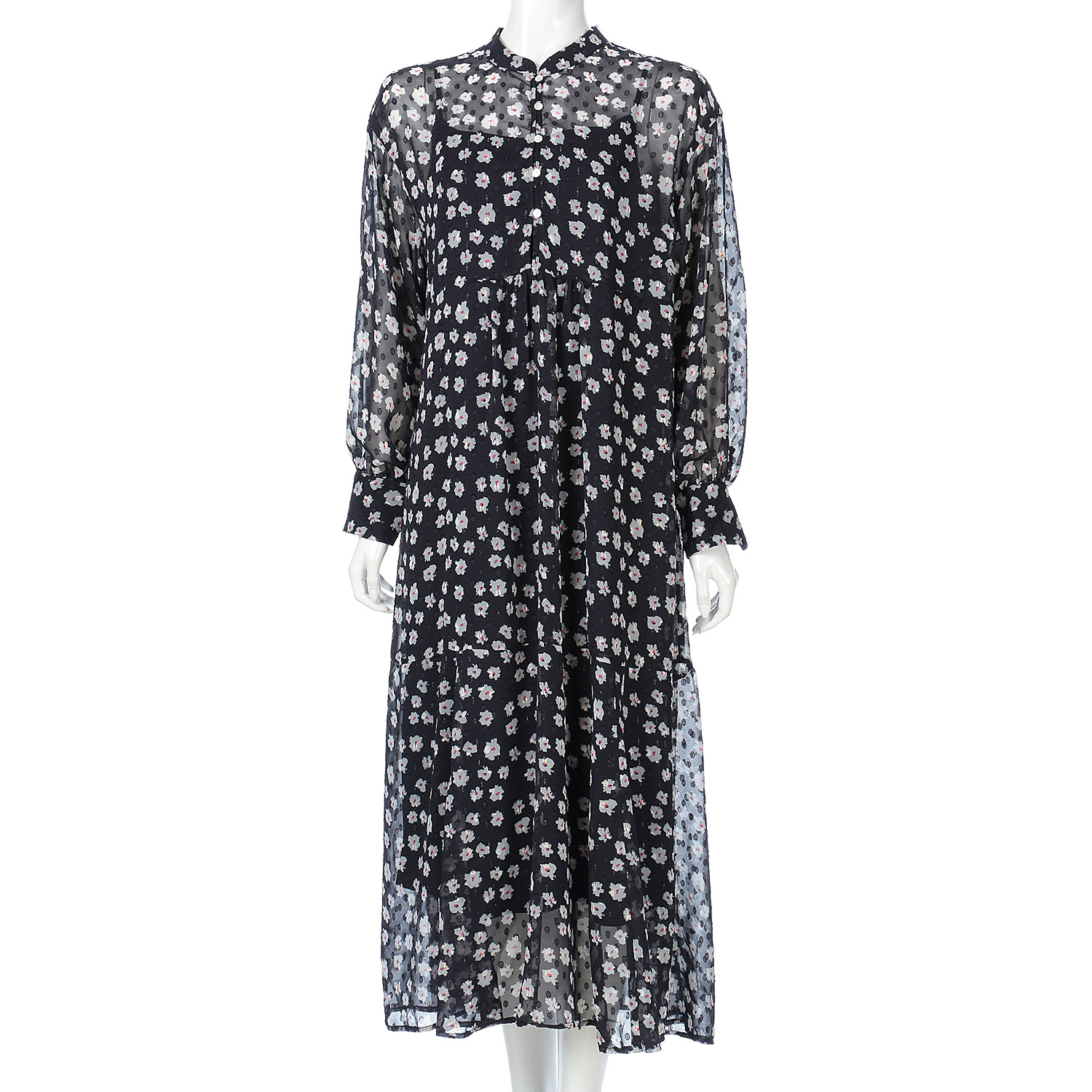 LHELBIE ラメシフォンワンピース - 画像1