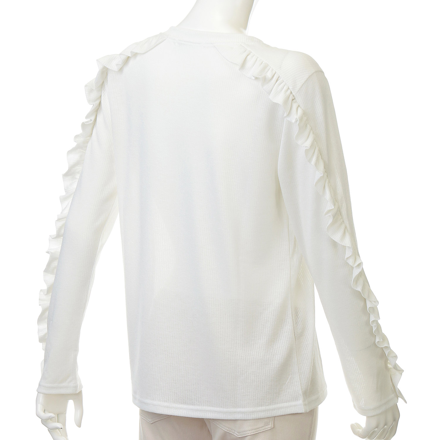 LHELBIE フリルリブトップス - 画像5