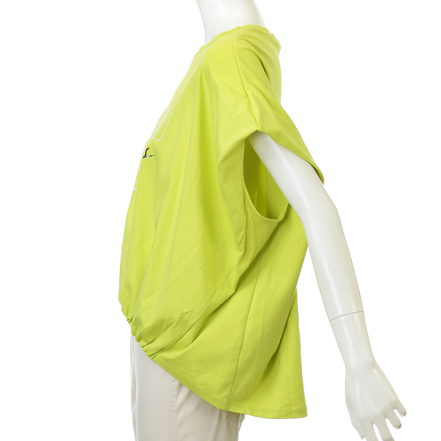 LHELBIE ドロストボックスロゴTシャツ - 画像4