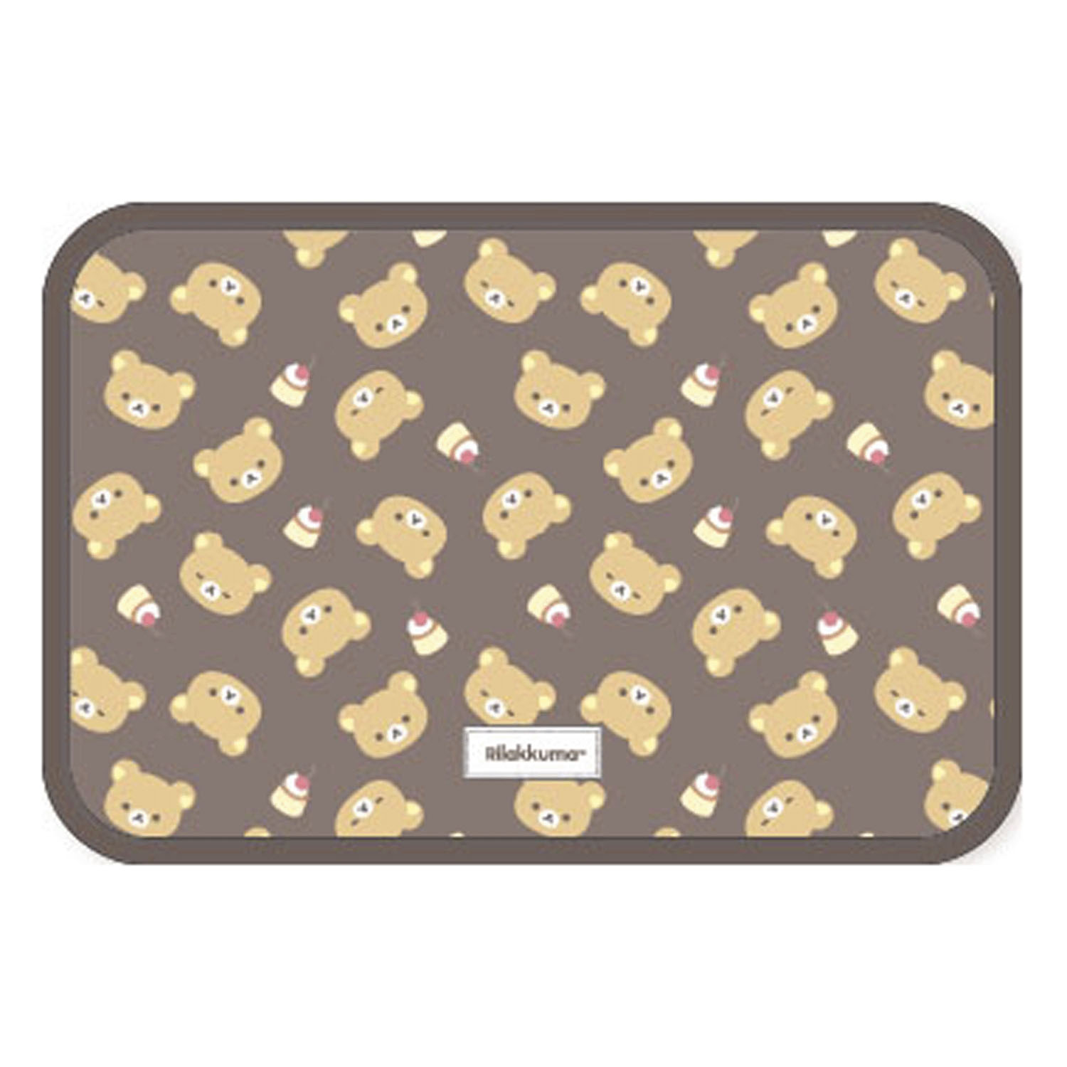 リラックマ ベーシックシリーズ 収納メッシュポーチ リラックマ フェイス