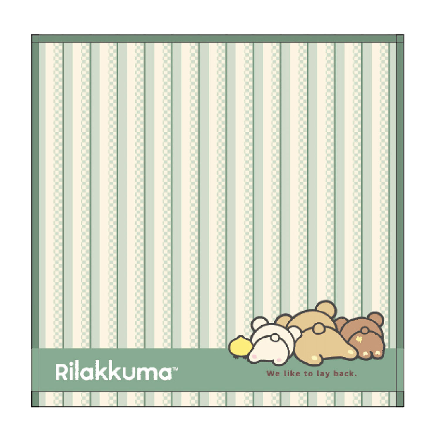 リラックマ ミニタオル レイバック