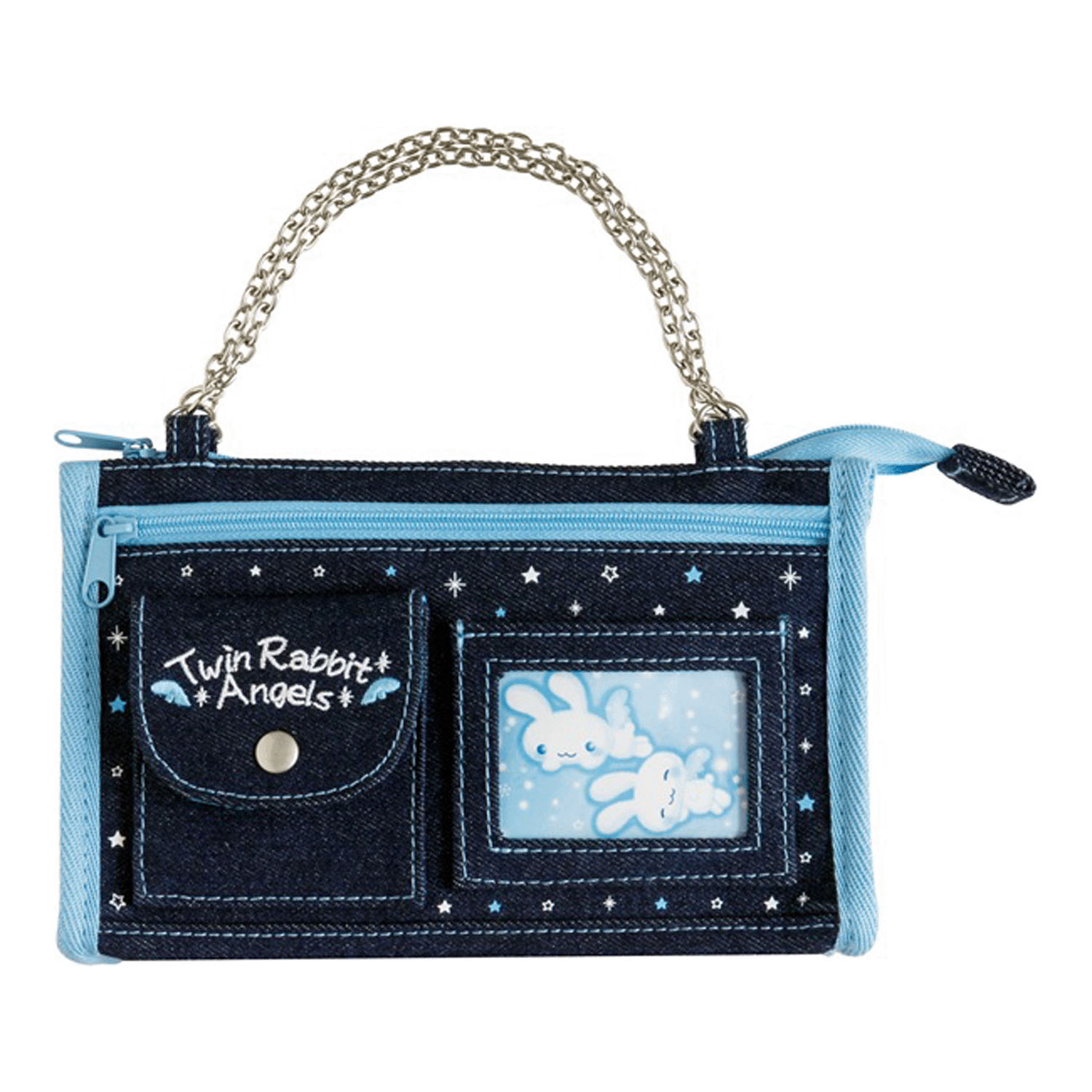 サンエックス サンエックスユニバース チェーン付ポーチ ツインラビットエンジェル - 画像1