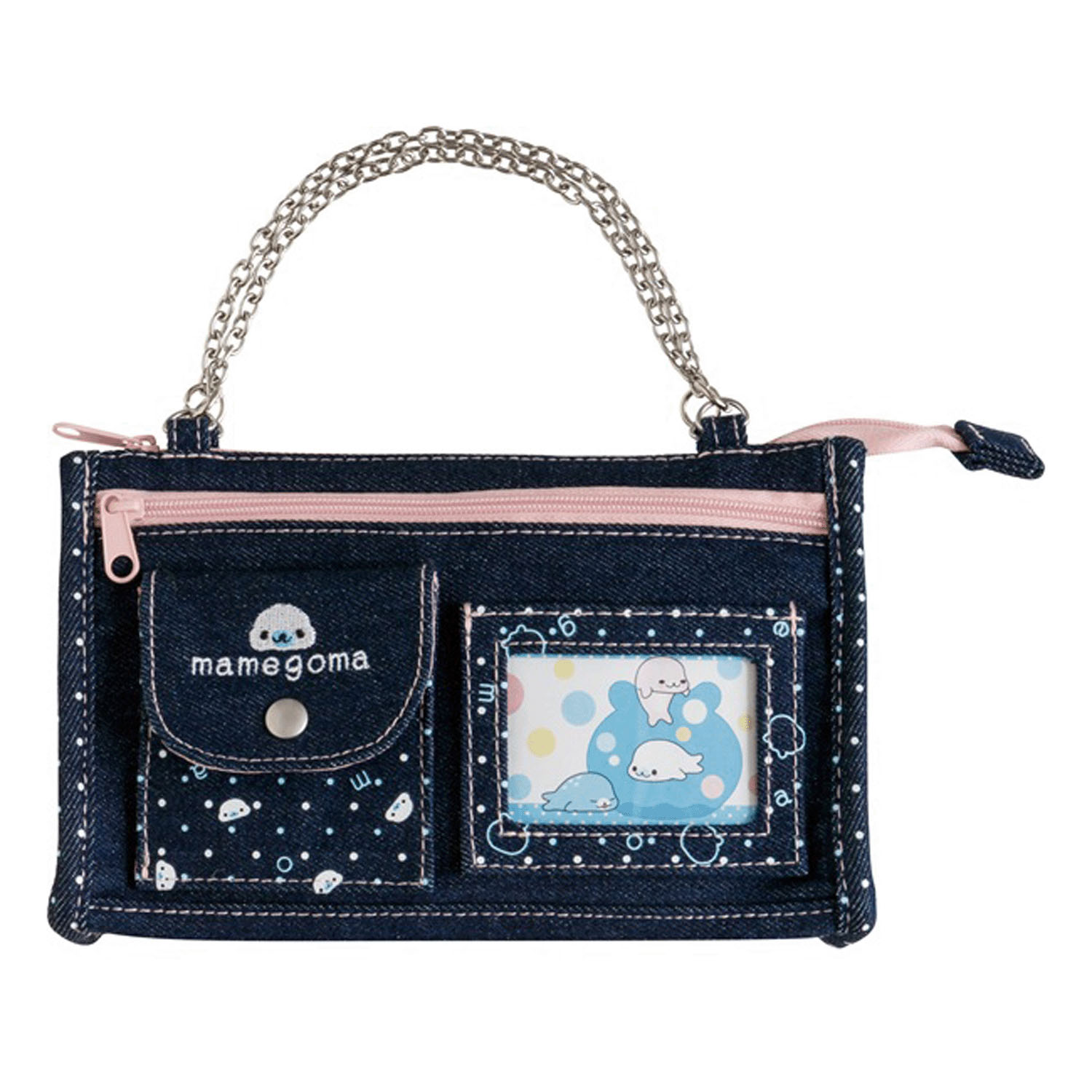 サンエックス サンエックスユニバース チェーン付ポーチ まめゴマ - 画像1