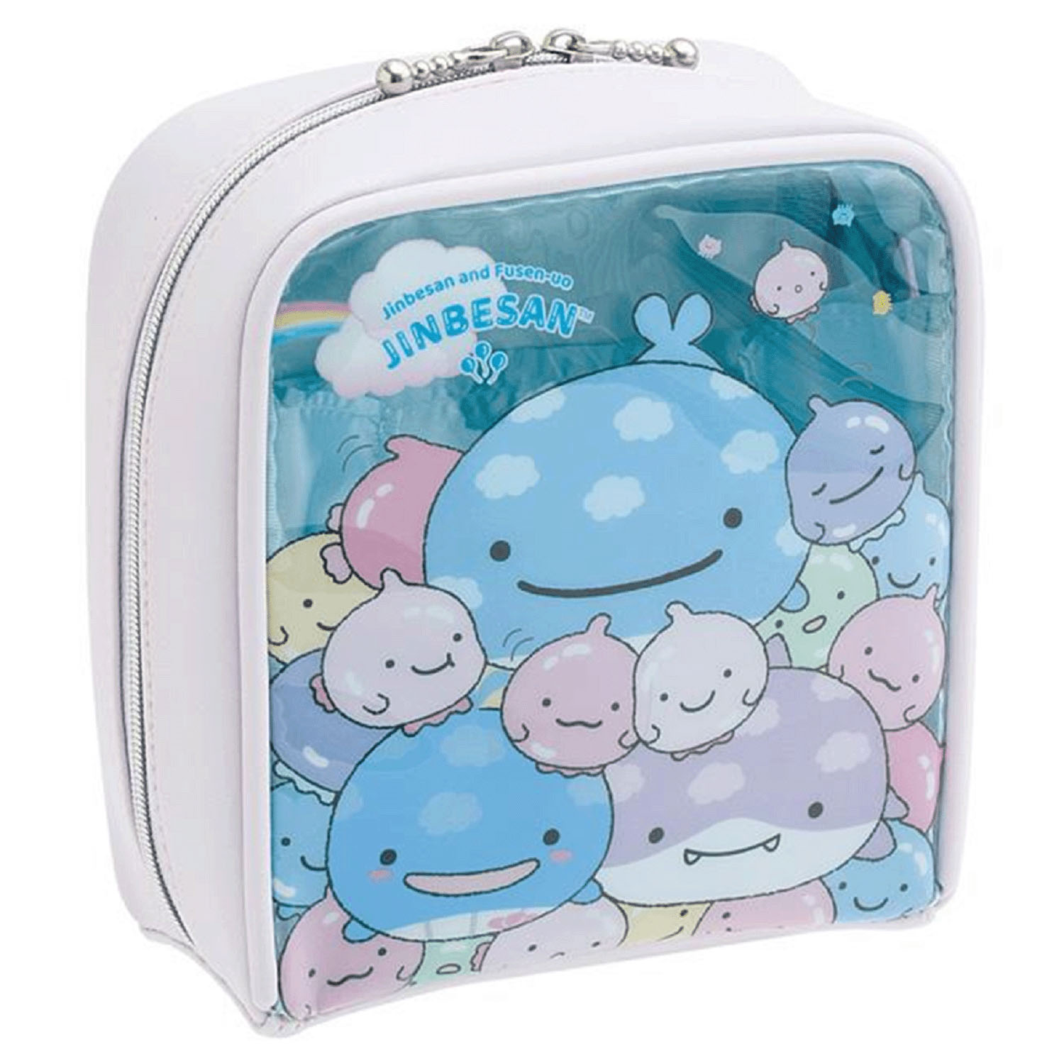 じんべえさん  ポーチ 「じんべえさんとふうせんうお」