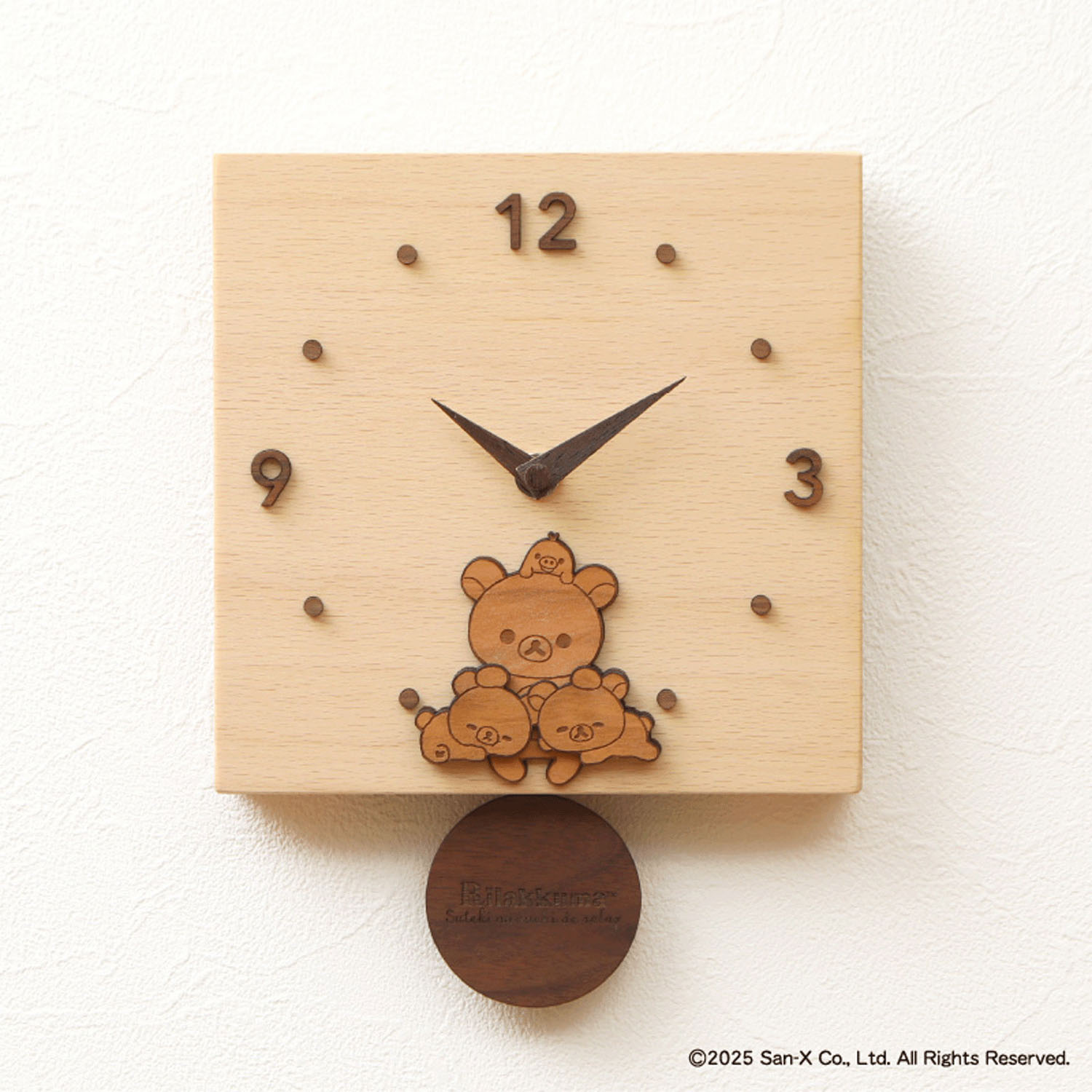 リラックマ 掛け・置き時計 くつろぎ - 画像1