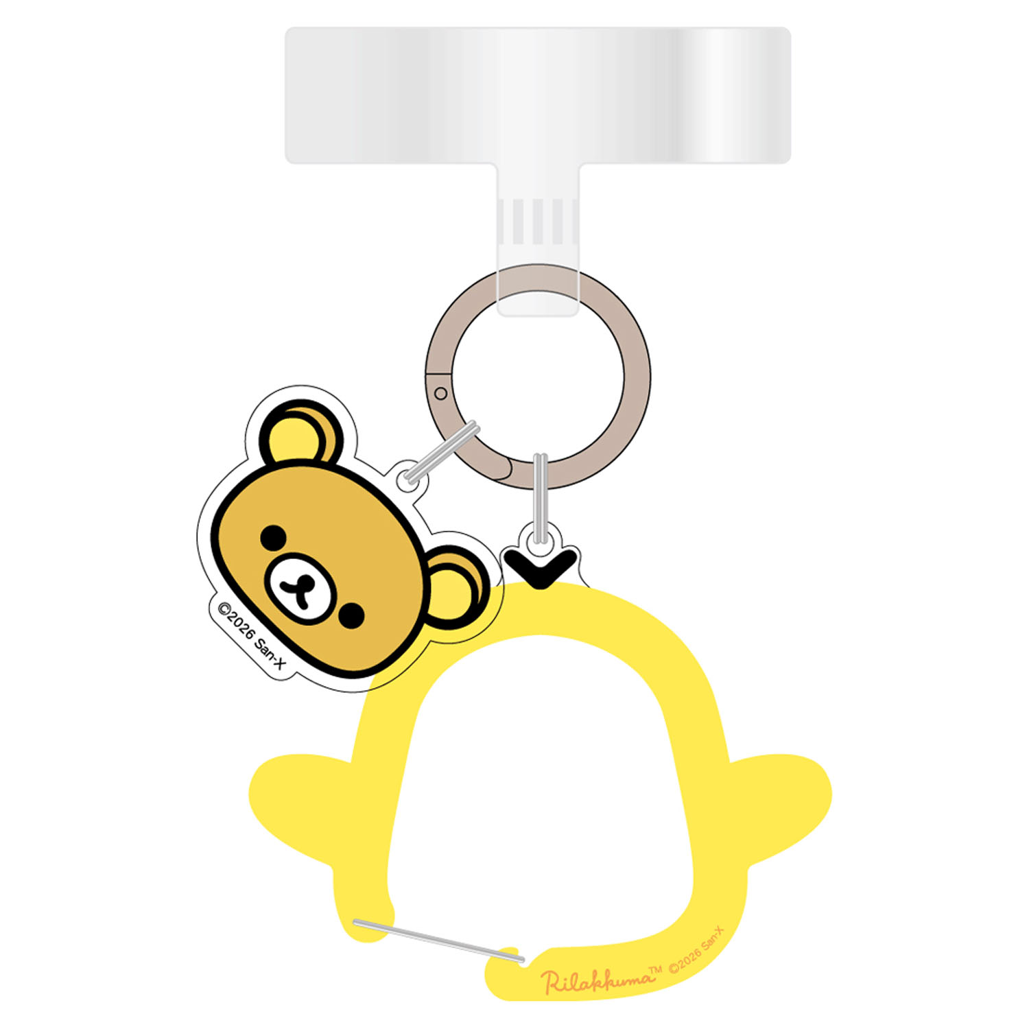 リラックマ マルチリングプラス クリアカラビナ付き - 画像2