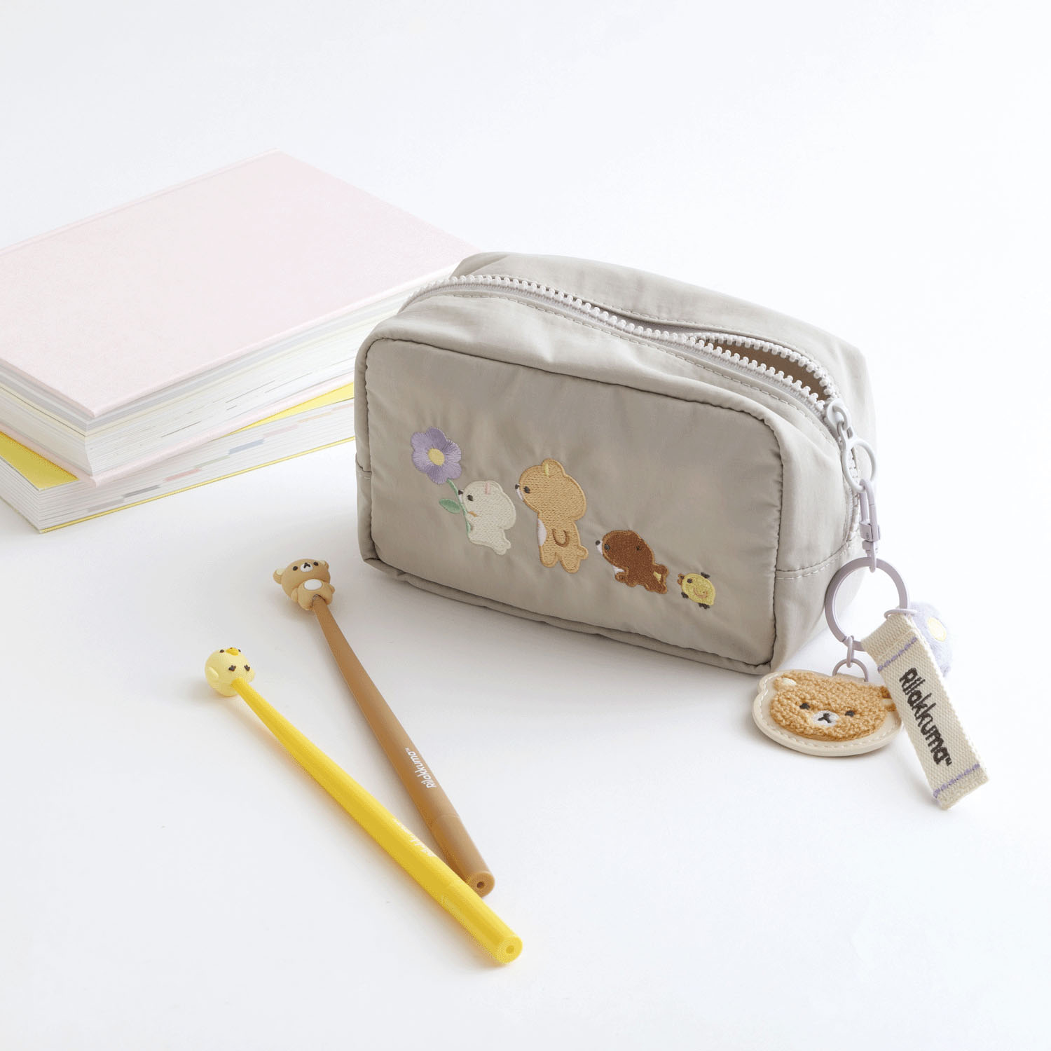 リラックマ ポーチ 「ベーシック リラックマ フラワー」 - 画像2