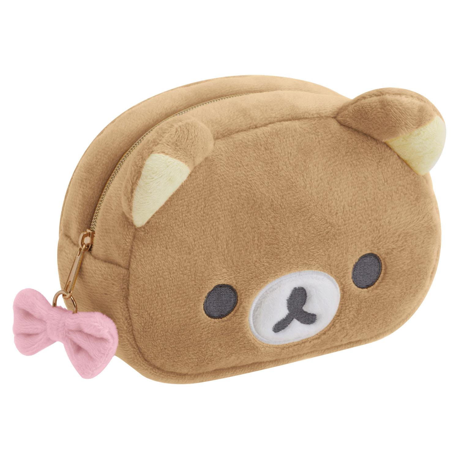 リラックマ ミラー付ぬいぐるみポーチ リラックマ  「Makeup Rilakkuma」 - 画像1