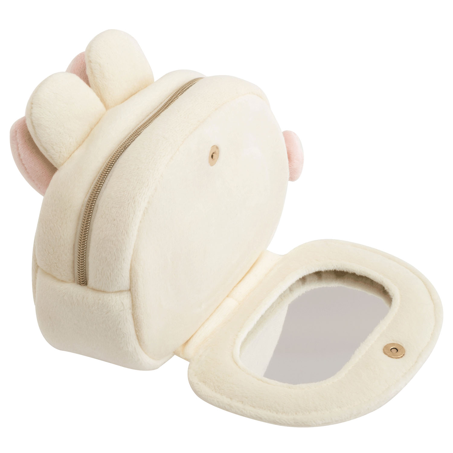 リラックマ ミラー付ぬいぐるみポーチ コリラックマ  「Makeup Rilakkuma」 - 画像3