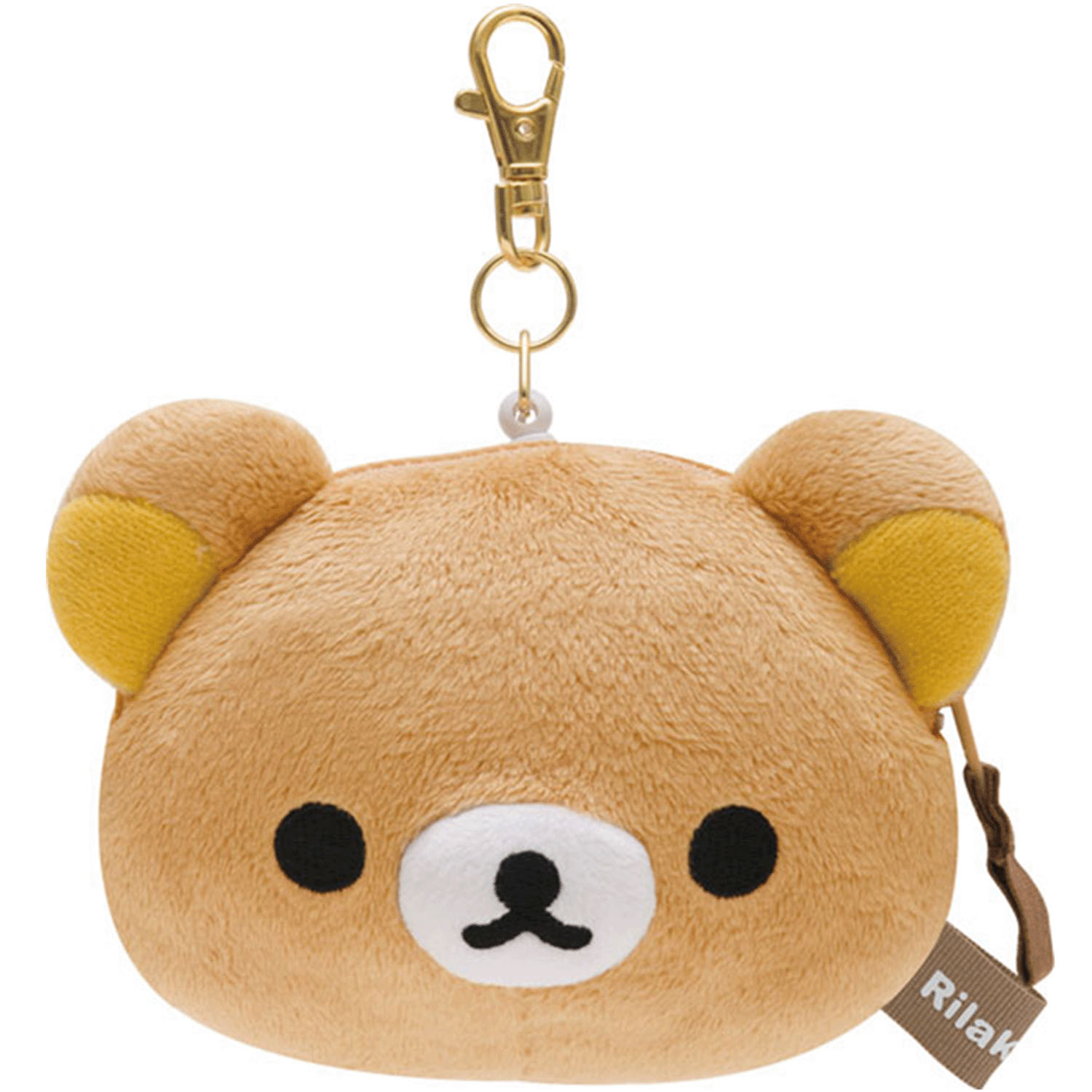 リラックマ ぬいぐるみリール付きパスケース リラックマ