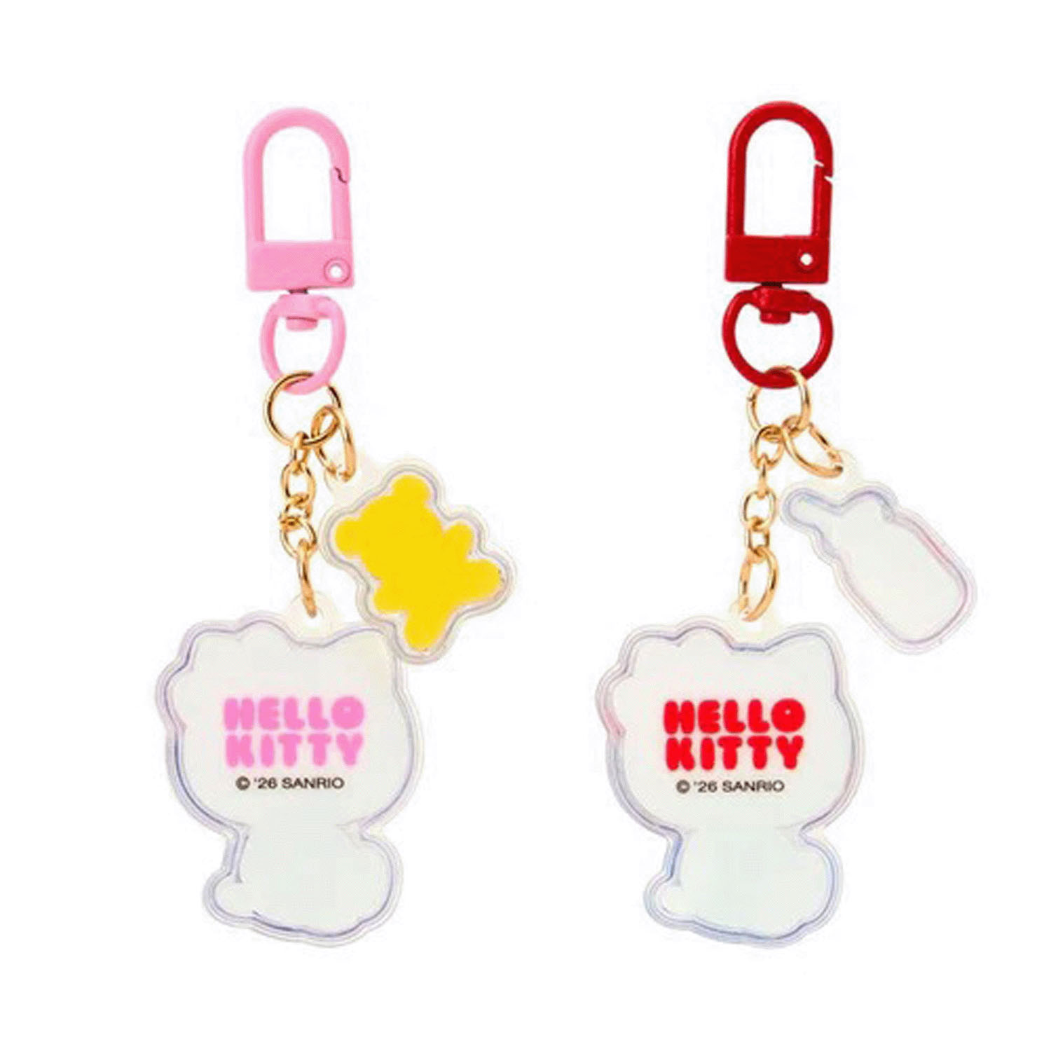 サンリオ ハローキティ アクリルキーホルダー お揃いニコにこ - 画像2