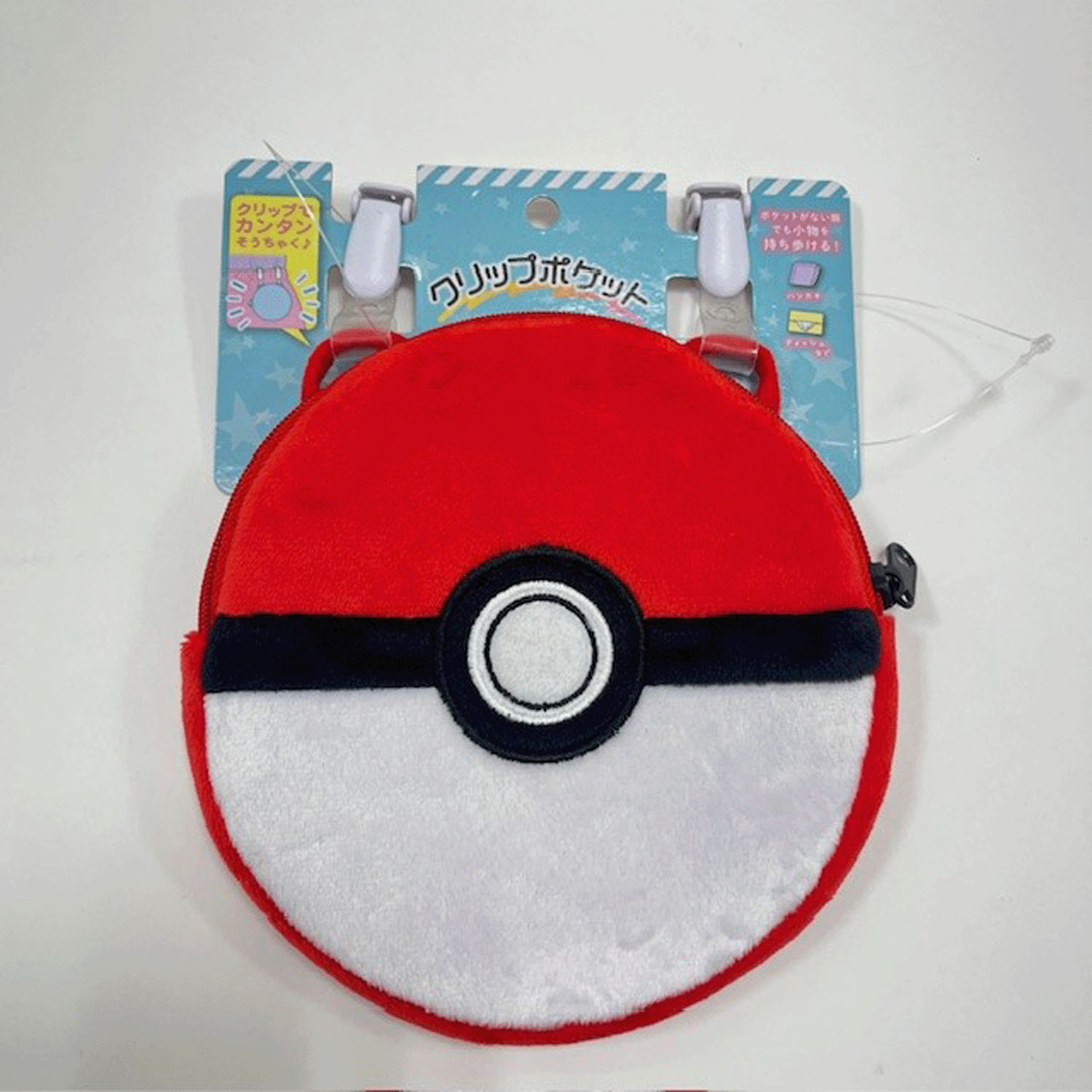 モンスターボール ダイカットクリップポケット アカ - 画像1