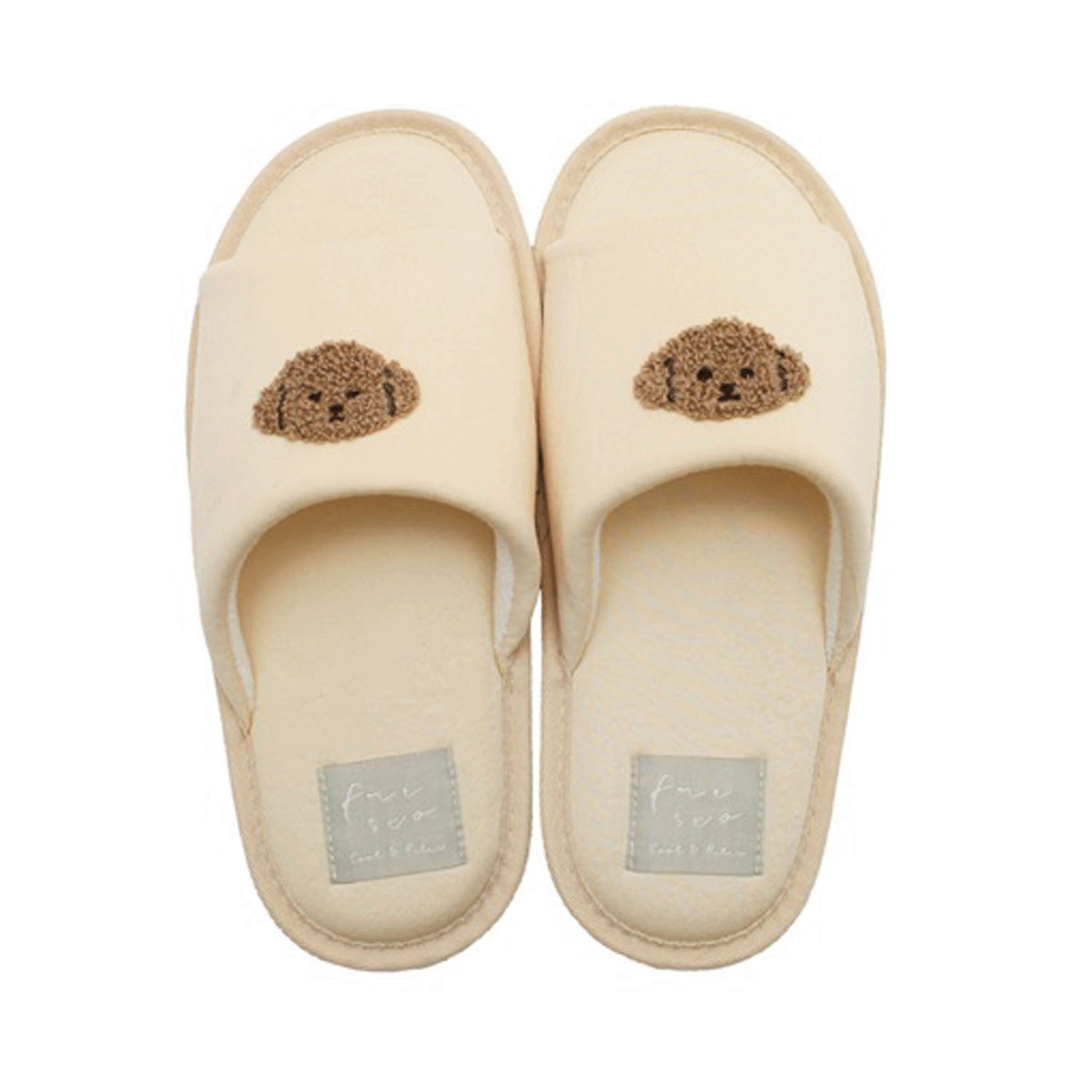 冷感ルームシューズ トイプードル - 画像1