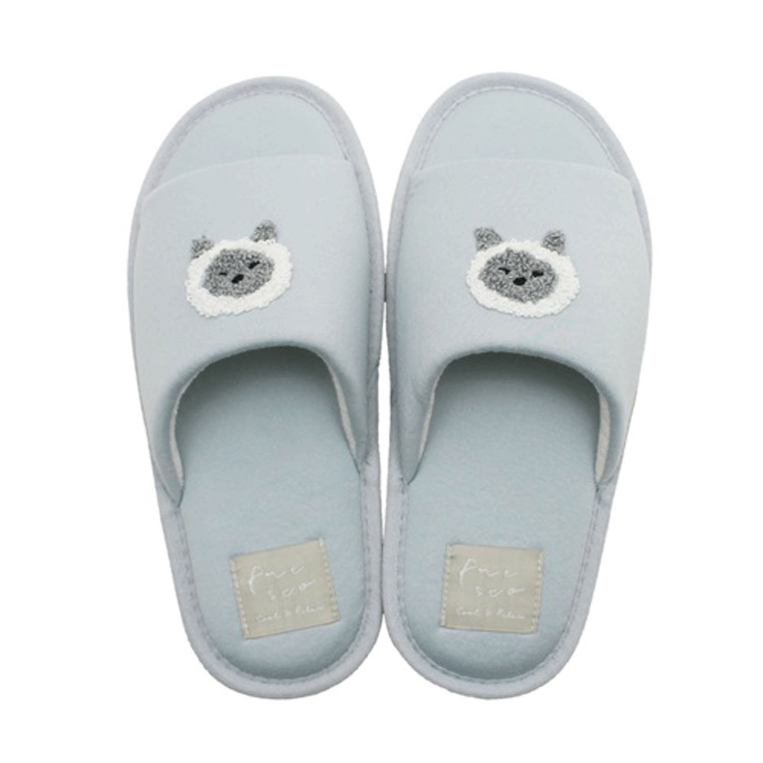 冷感ルームシューズ ネコ - 画像1