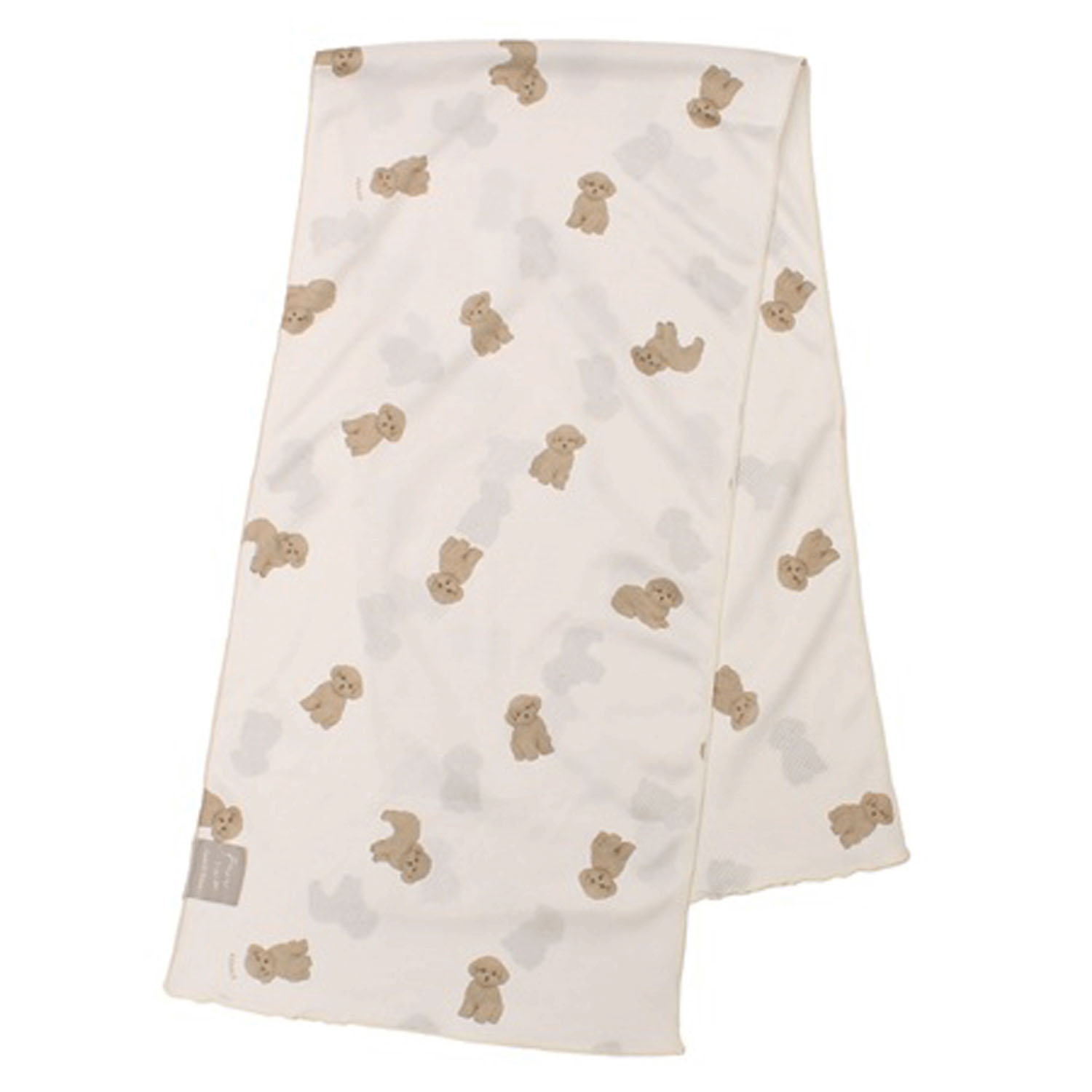 冷感クールマフラー トイプードル - 画像1