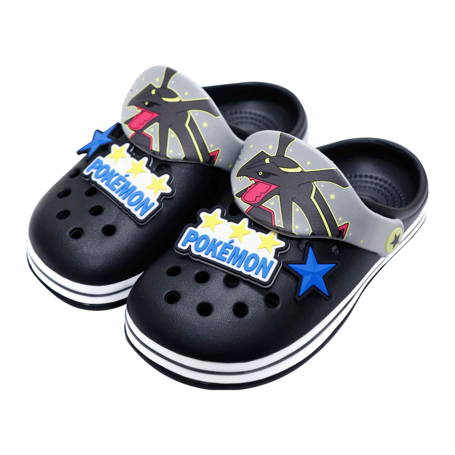 EVAサンダル ポケットモンスター 2025 黒いレックウザ  子供用サイズ20cm - 画像1