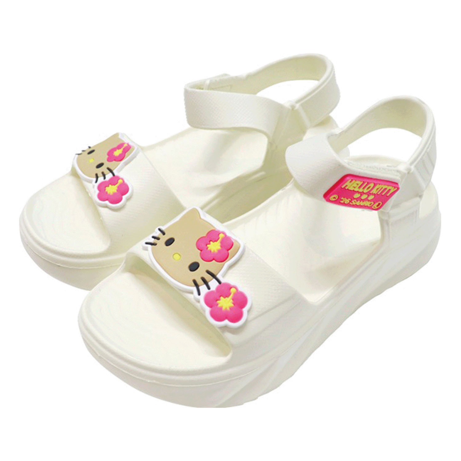 サンリオ ハローキティ 厚底ベルトサンダル 22cm - 画像1