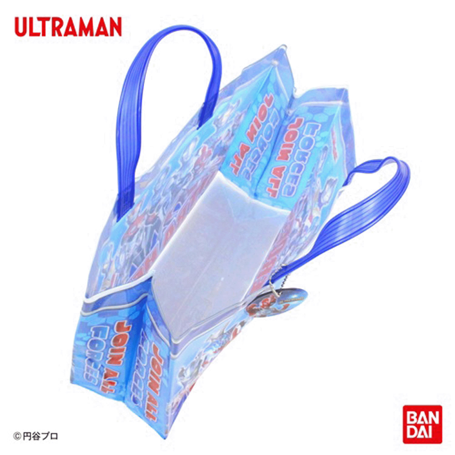 ウルトラヒーローズ  マチありビーチバッグ ブルー - 画像2