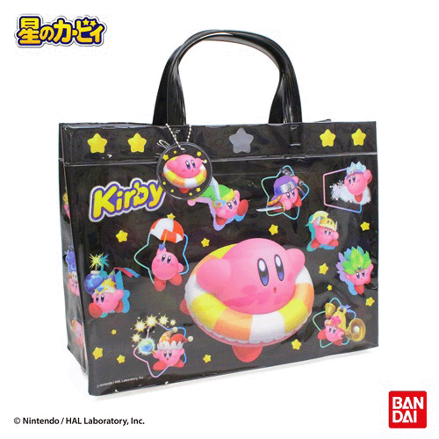 星のカービィ マチありビーチバッグ  ブラック - 画像1